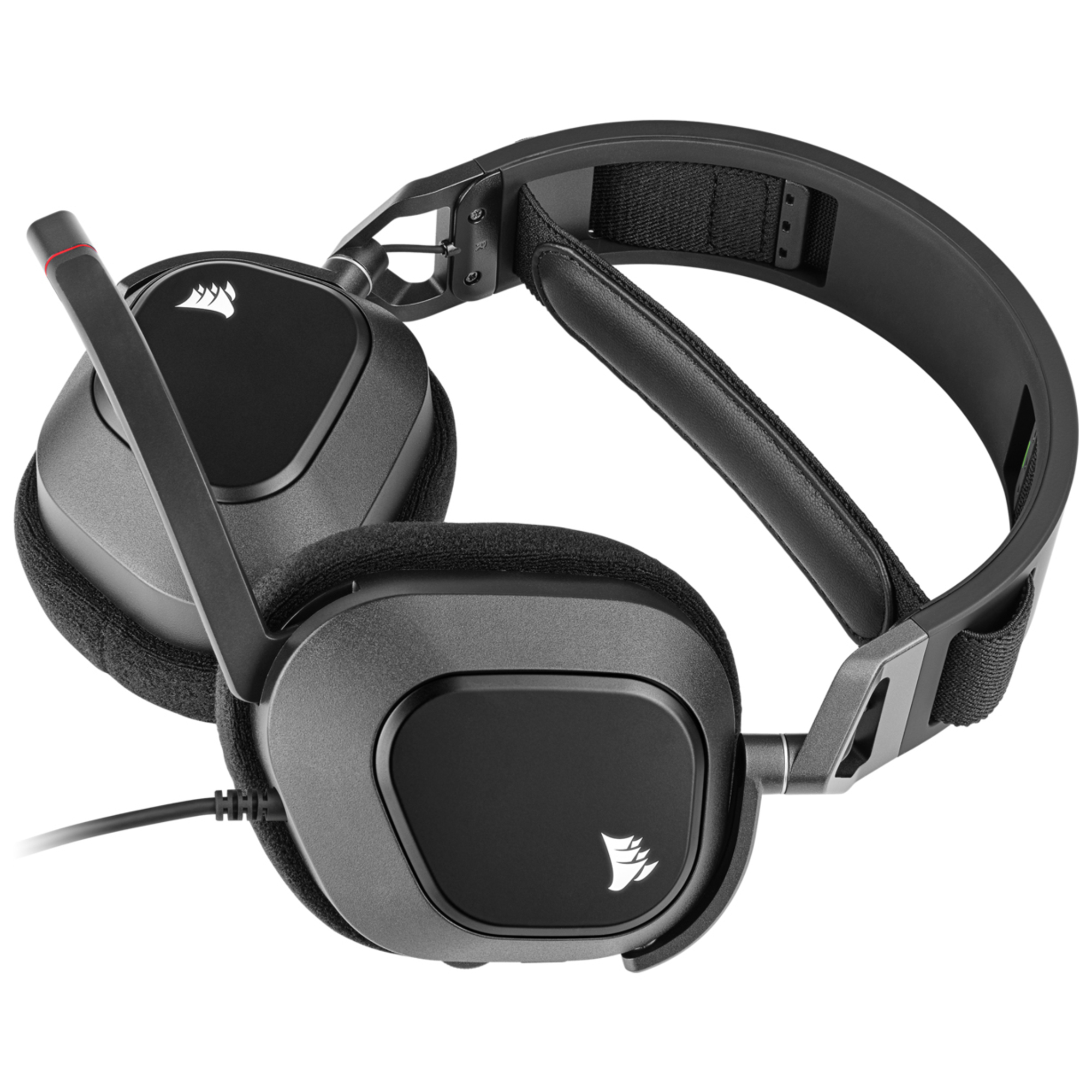 Casque gaming filaire Corsair HS80 RGB USB - Charbon - Neuf