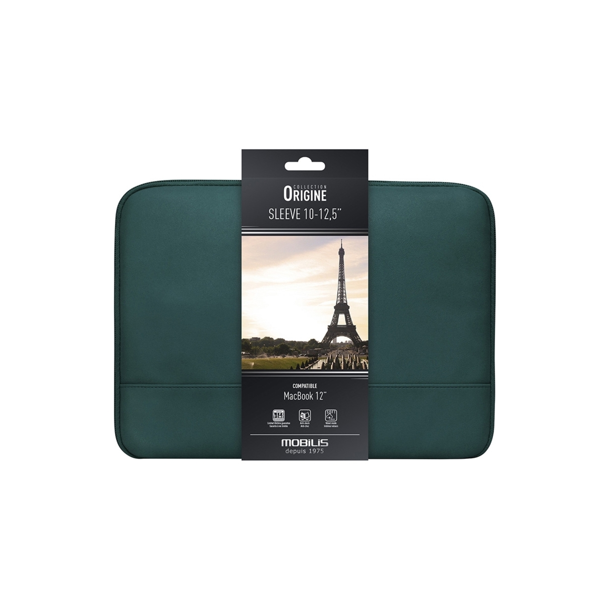 Housse pour PC portable 14 et tablette jusqu'au 12 5 Mobilis Origine Sleeve Prusse - vue 2