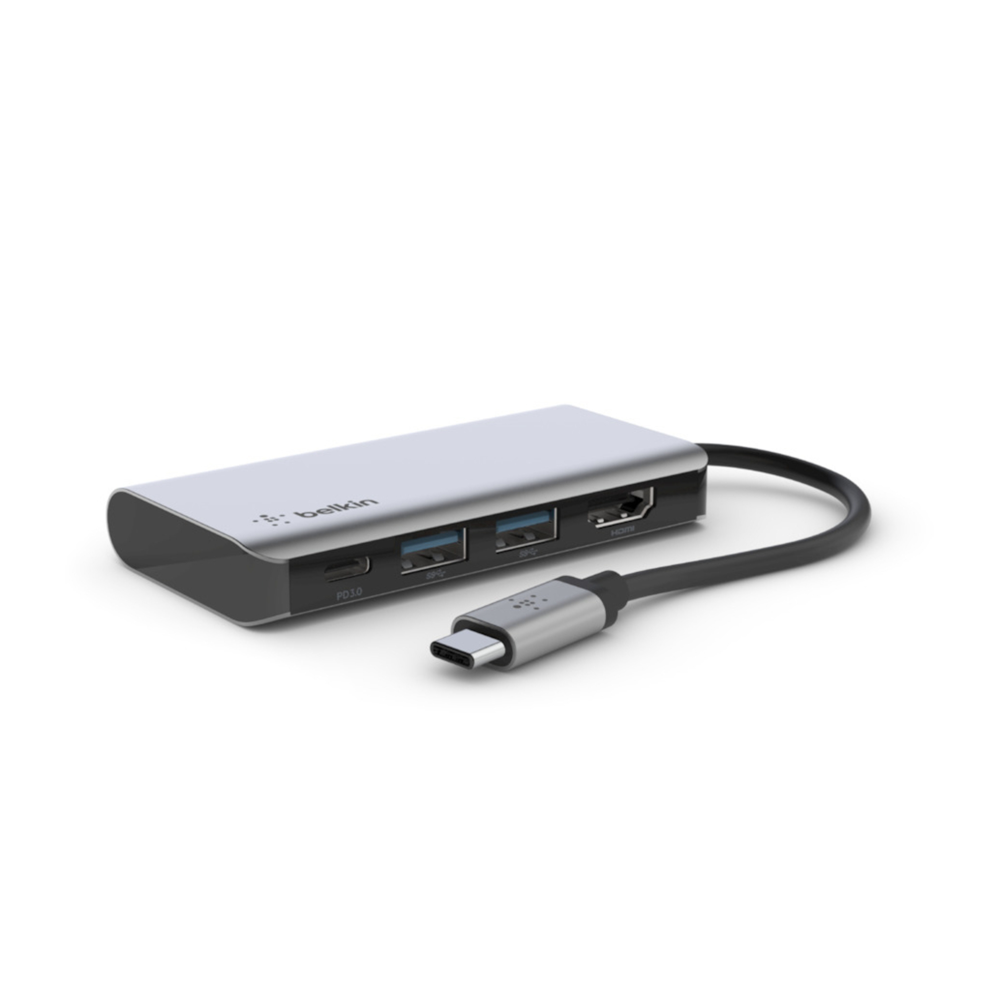 Belkin AVC006btSGY USB 3.2 Gen 1 (3.1 Gen 1) Type-C Argent - Neuf