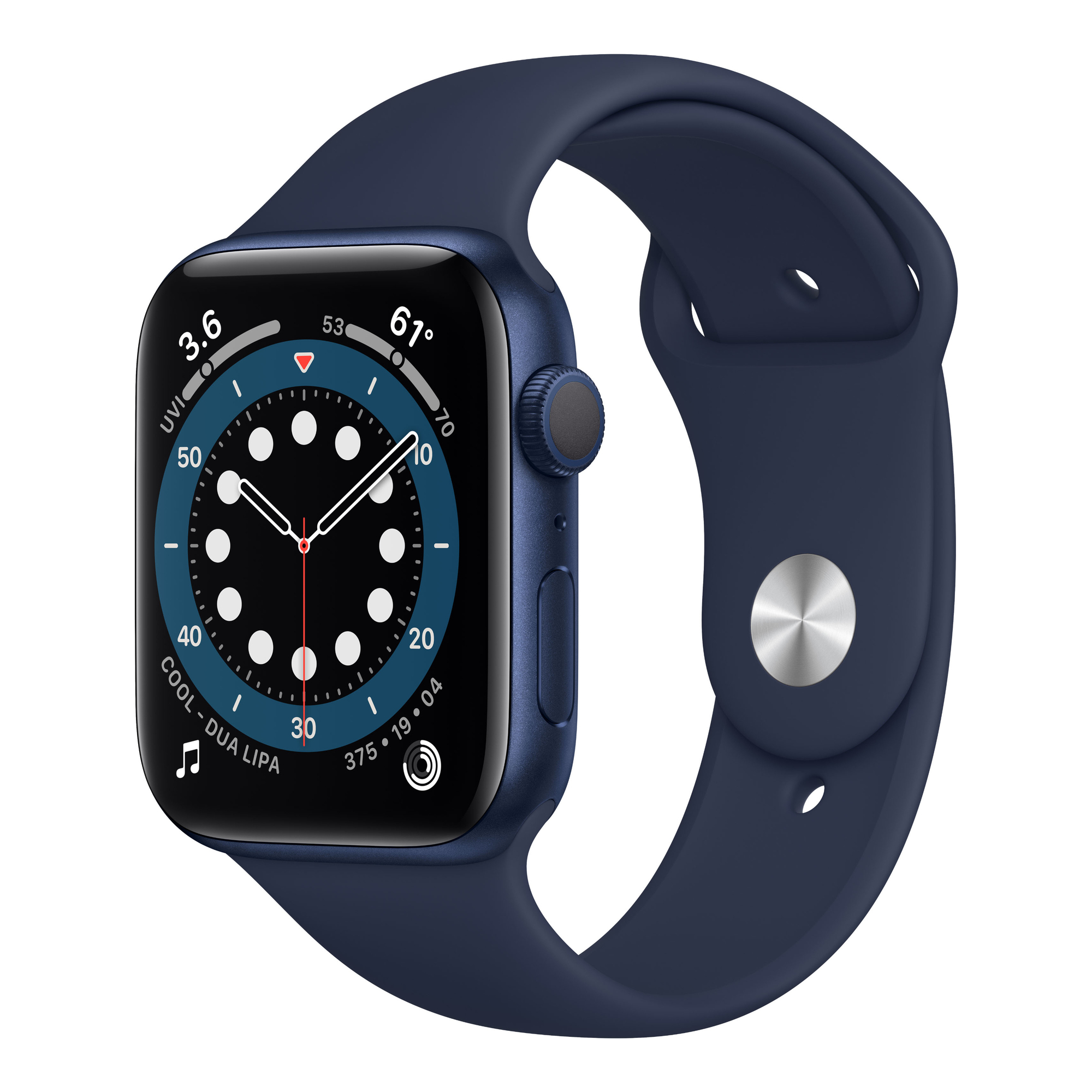 Apple Watch Series 6 OLED 44 mm Numérique 368 x 448 pixels Écran tactile Wifi GPS satellite Bon état