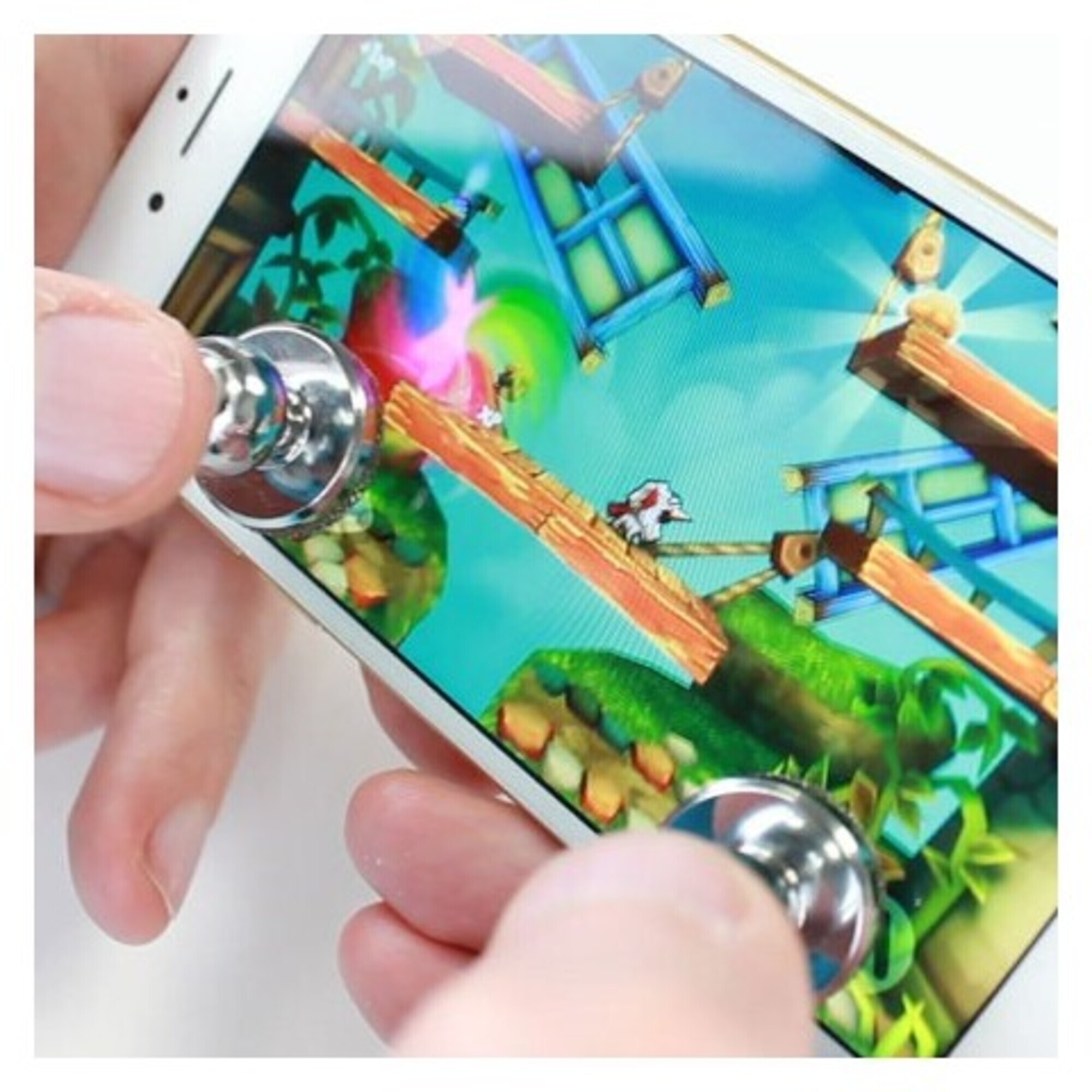 Joystick x1 pour Smartphone Jeux Video Manette Ventouse Precision Universel - Neuf