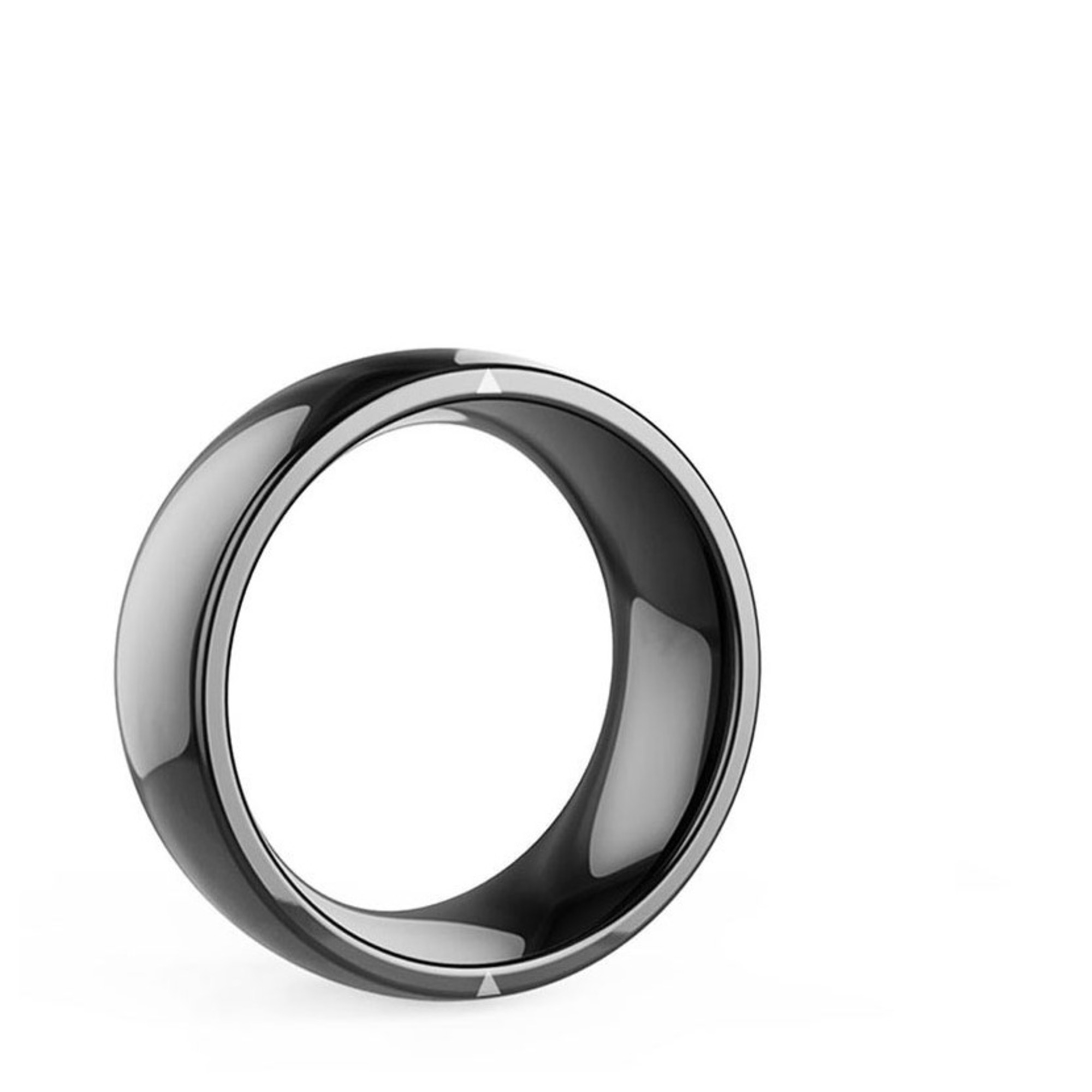 Bague Connectée RFID NFC ID IC Bijou High Tech Android iOs Noir 66 mm YONIS - Neuf