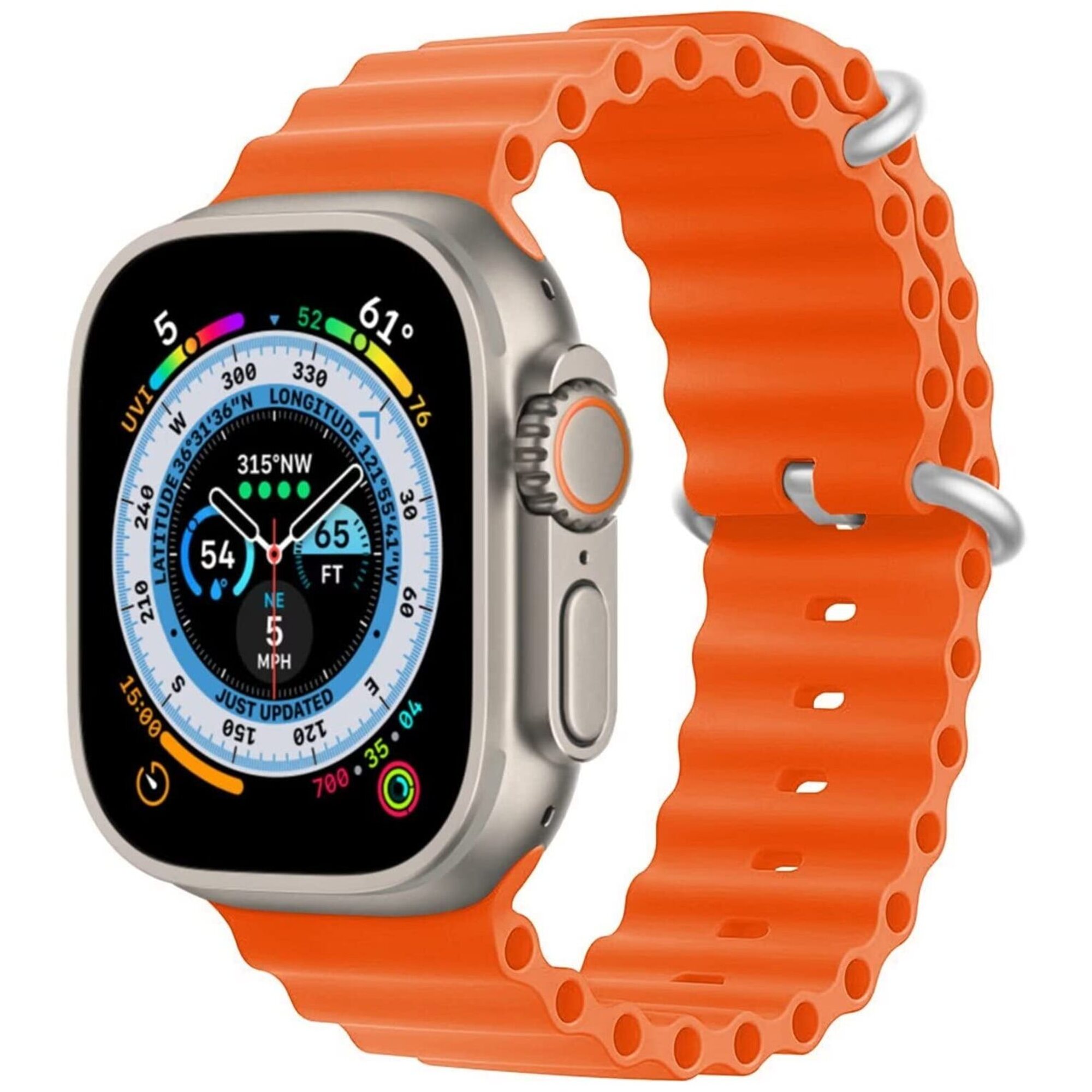 Bracelet Apple Watch Ultra 2 49mm Silicone - vue 2