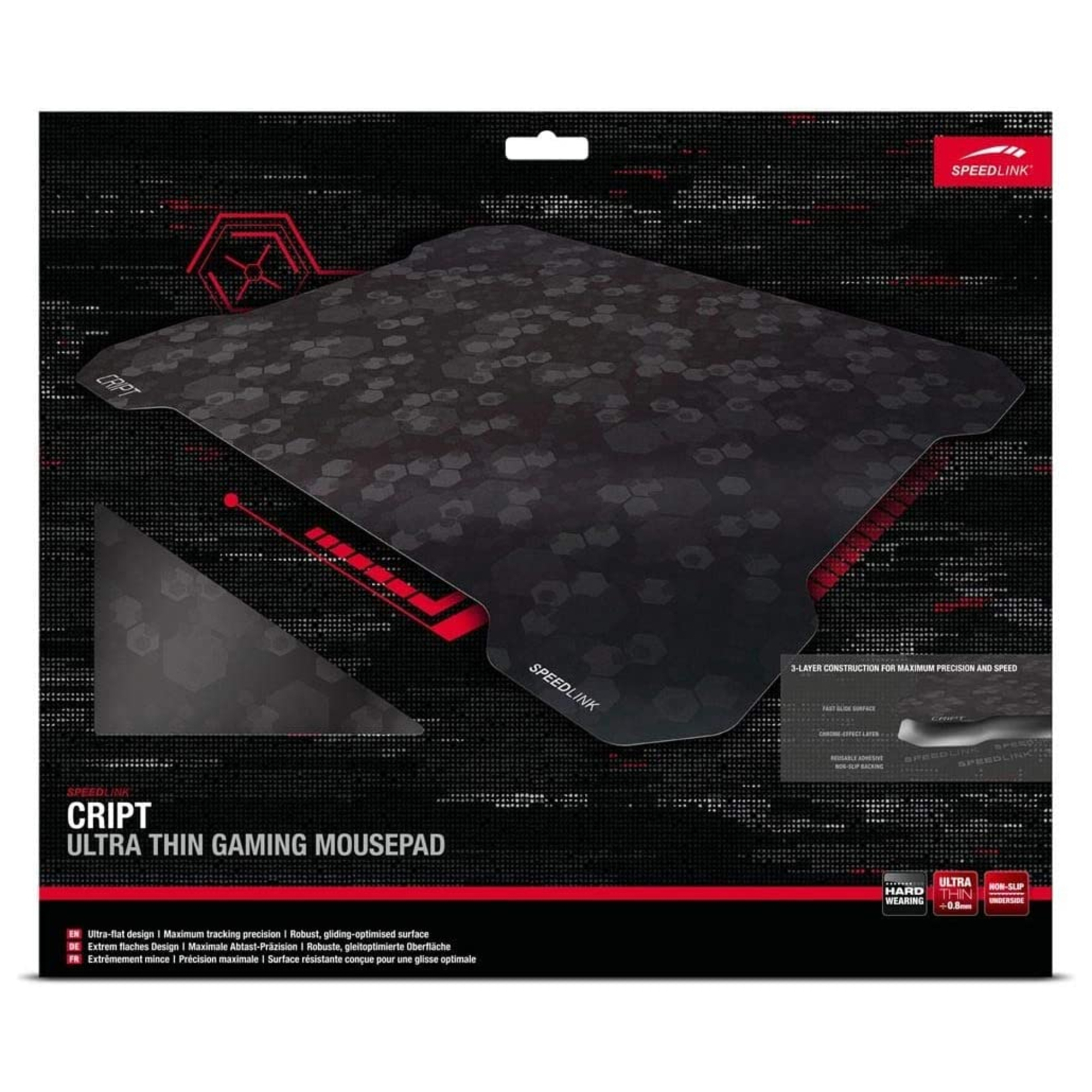 Tapis de souris Gamer Cript SpeedLink - Neuf