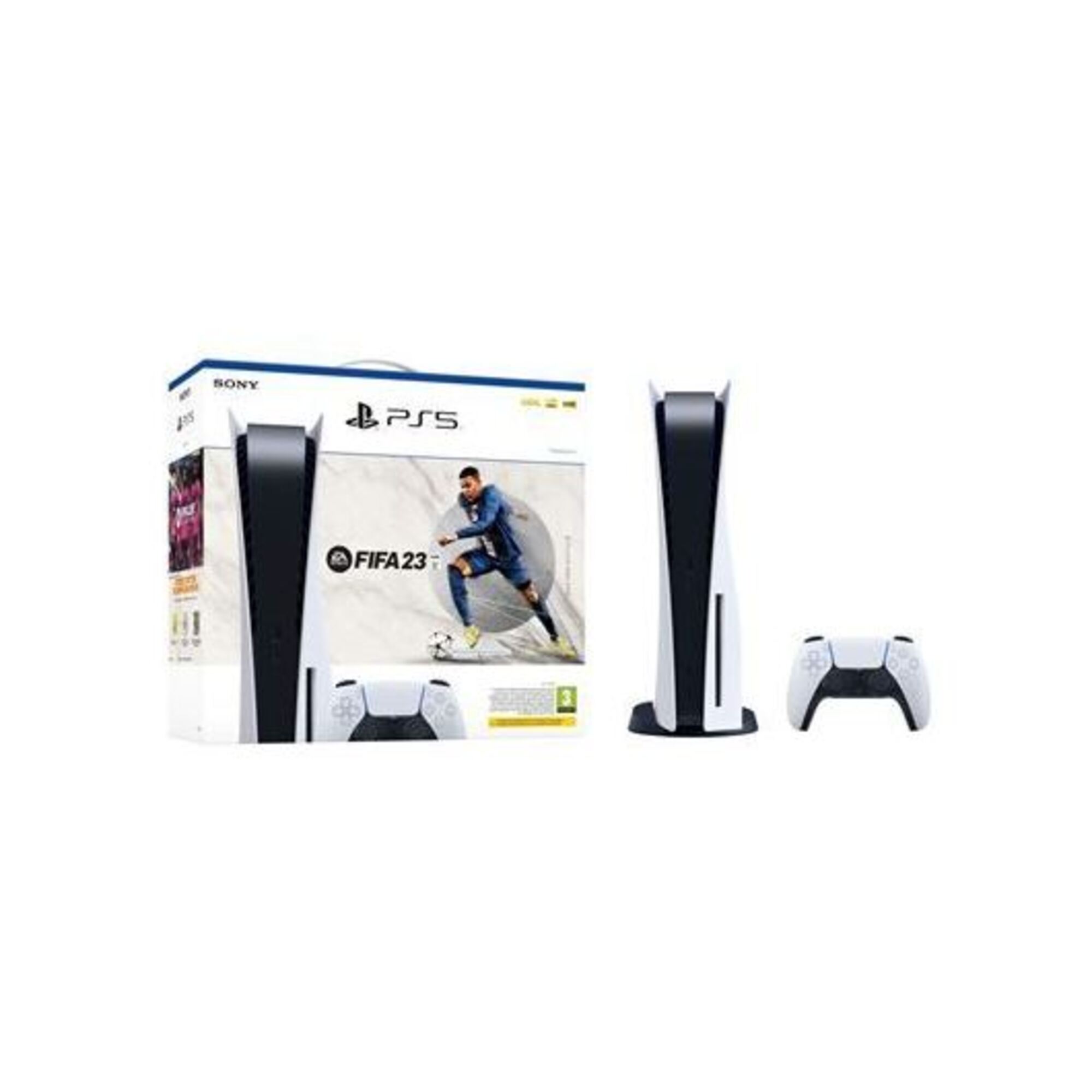 Pack PS5 & Fifa 23, Horizon Forbidden West, Casque Sony Pulse 3D - Console de jeux Playstation 5 (Standard) - Neuf