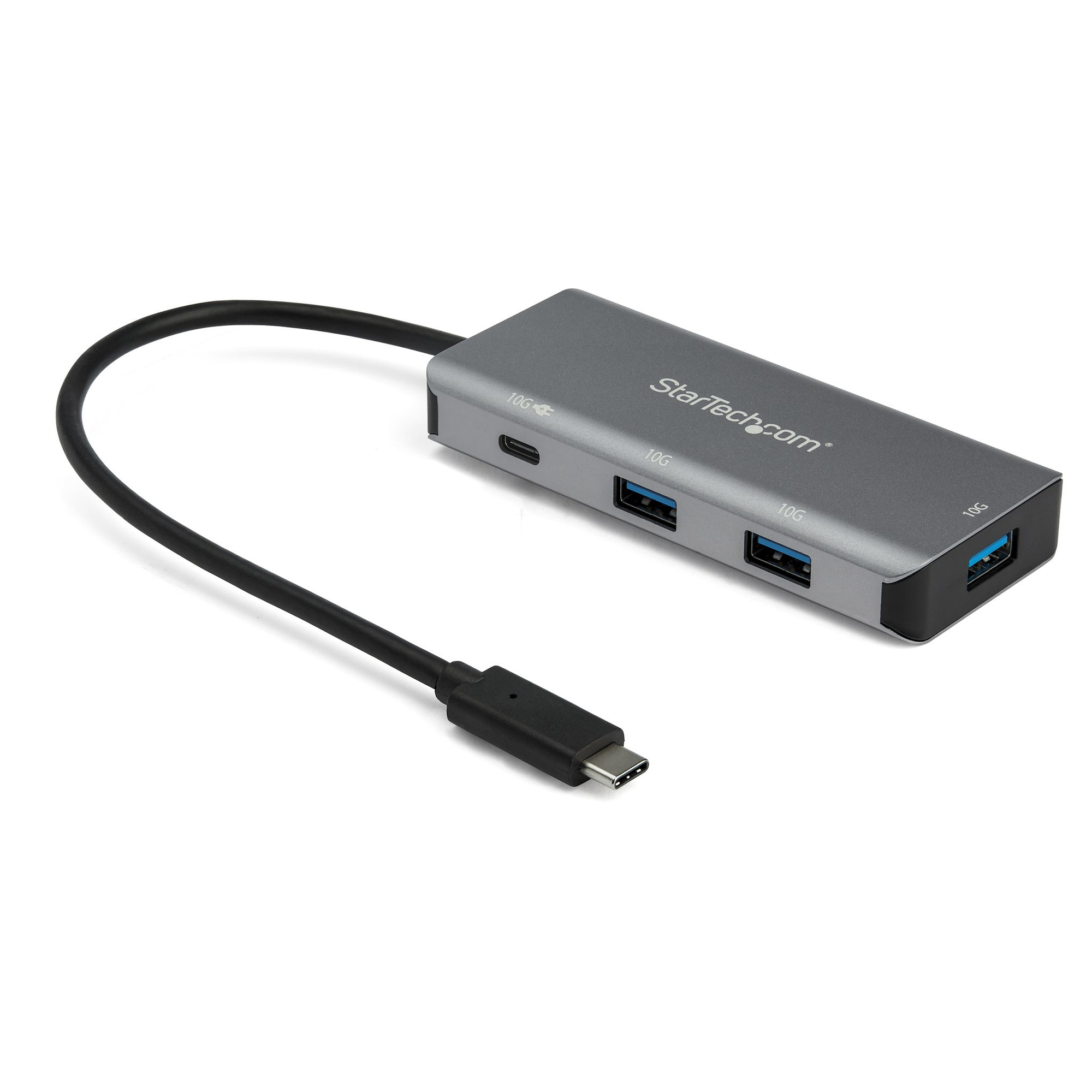 StarTech.com Hub USB-C à 4 Ports (10Gbps) avec 3x USB-A & 1x USB-C - Power Delivery Passthrough 100W - Adaptateur USB 3.2 Gen 2 Type C pour PC Portable - Compatible avec TB3 - Neuf