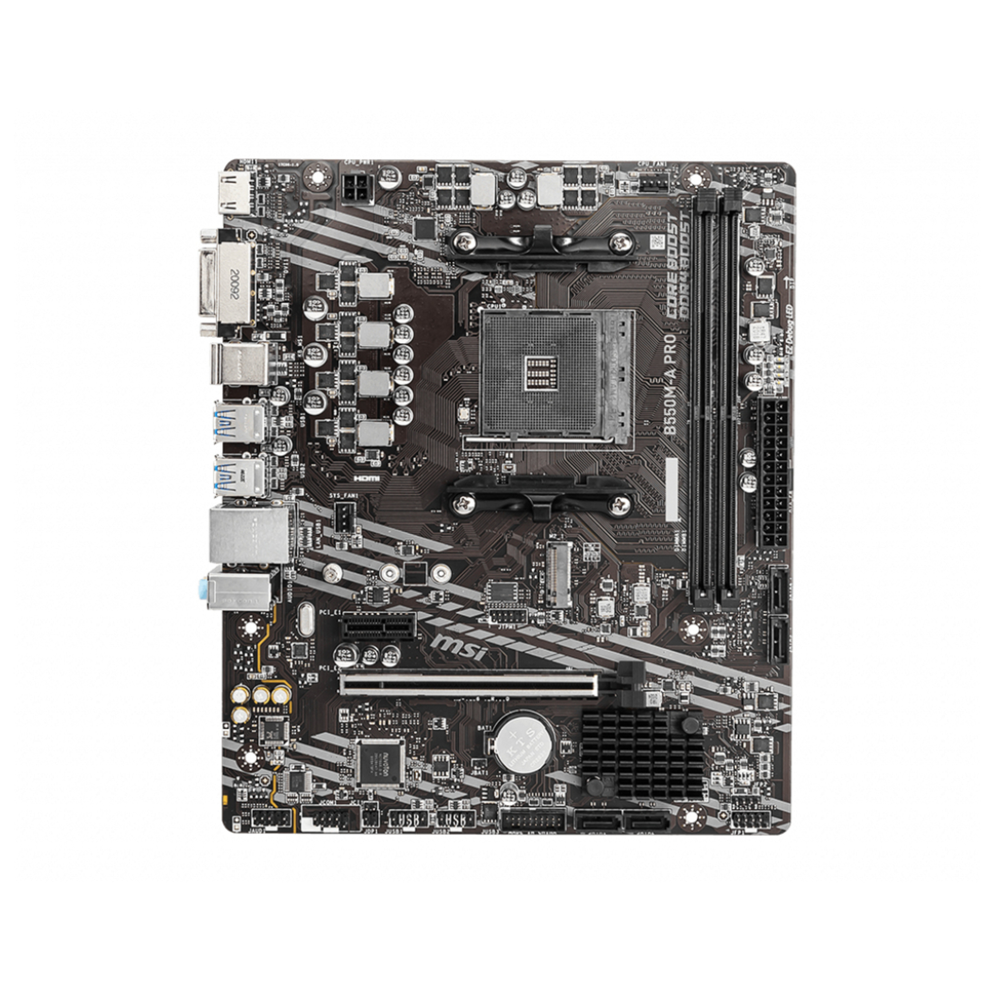 MSI B550M-A PRO carte mère AMD B550 Emplacement AM4 micro ATX - Neuf