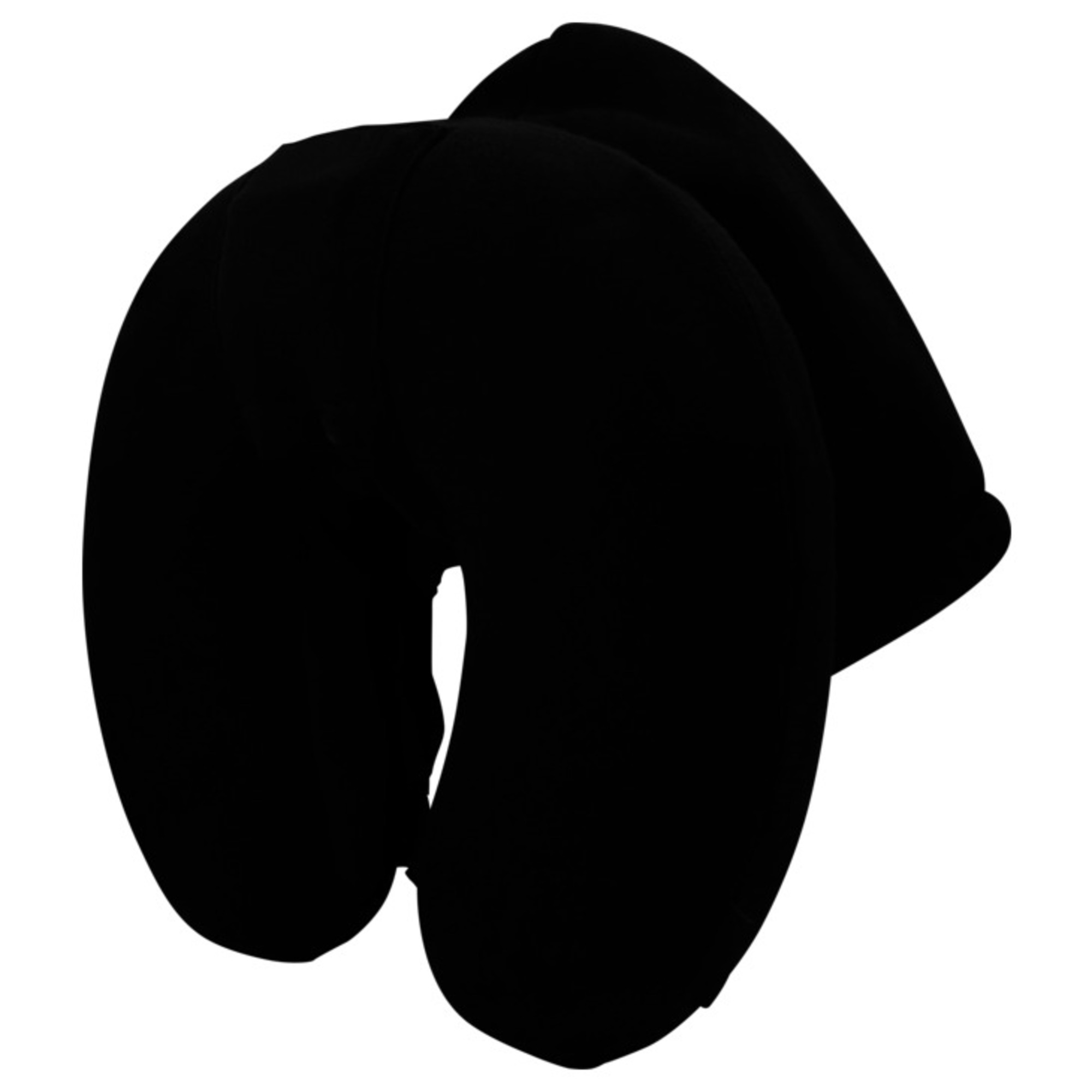 Hoodie Coussin de voyage avec des écouteurs bluetooth intégrés, Noir - Neuf