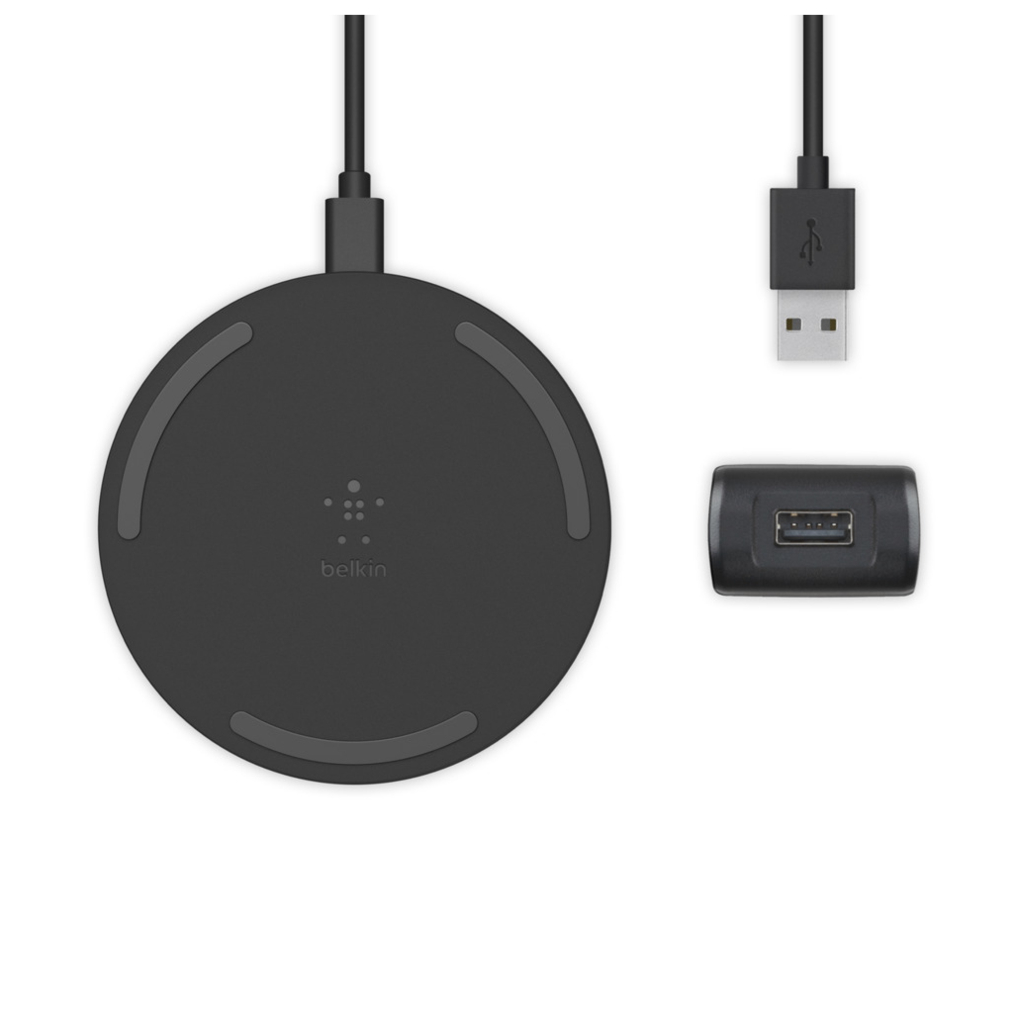 Belkin Boost Charge Smartphone Noir USB Recharge sans fil Charge rapide Intérieure - Neuf