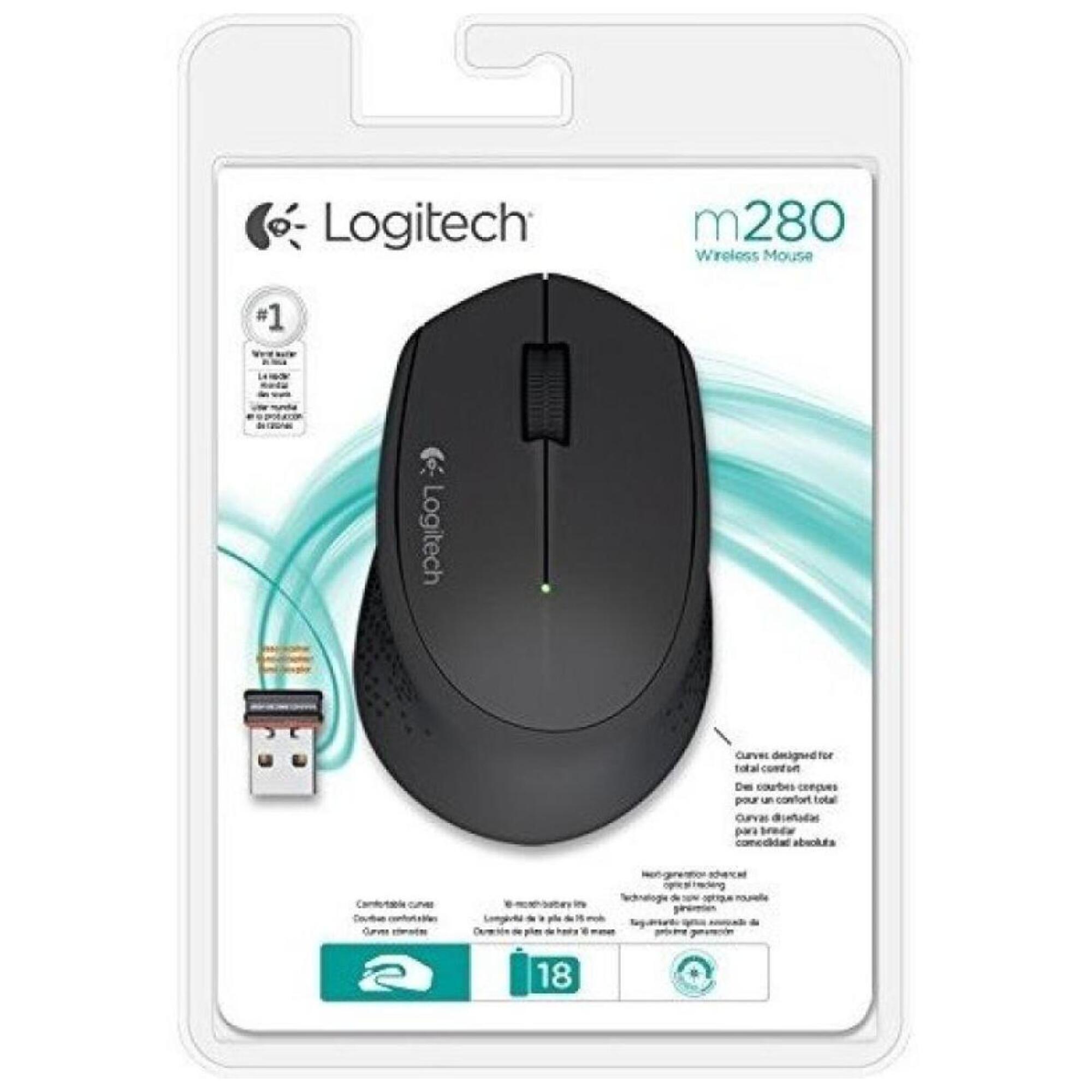 Logitech M280 souris Droitier RF sans fil Optique 1000 DPI - Neuf