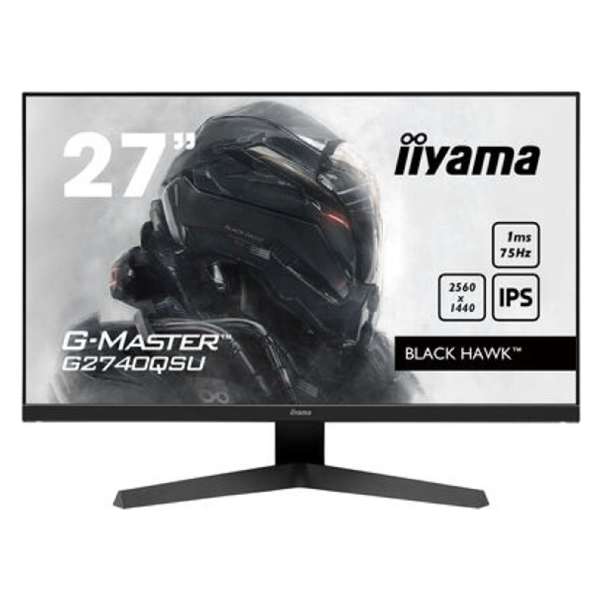 iiyama G-MASTER Black Hawk 68,6 cm (27 ) 2560 x 1440 pixels Wide Quad HD LED Noir - Neuf