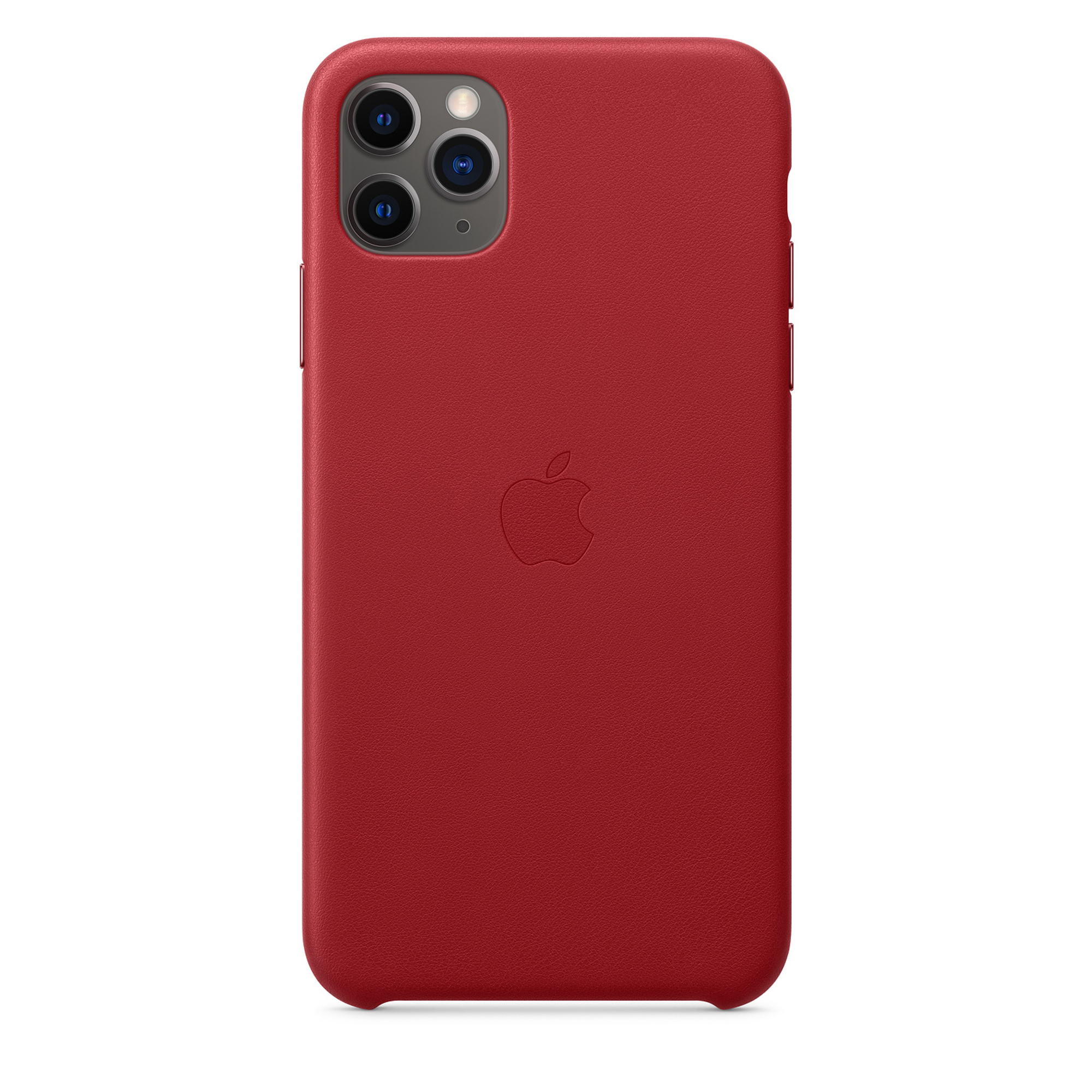 APPLE Coque en cuir pour  iPhone 11 Pro Max - Rouge - Neuf
