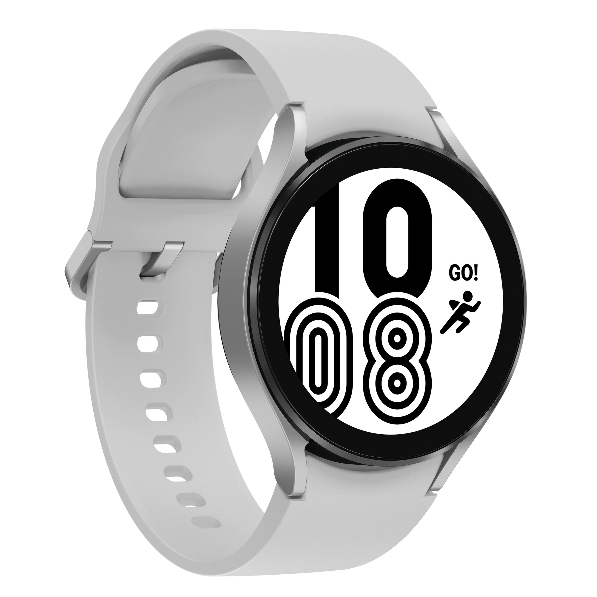 Samsung Galaxy Watch4 3,56 cm (1.4 ) OLED 44 mm Numérique 450 x 450 pixels Écran tactile Argent Wifi GPS (satellite) - Neuf