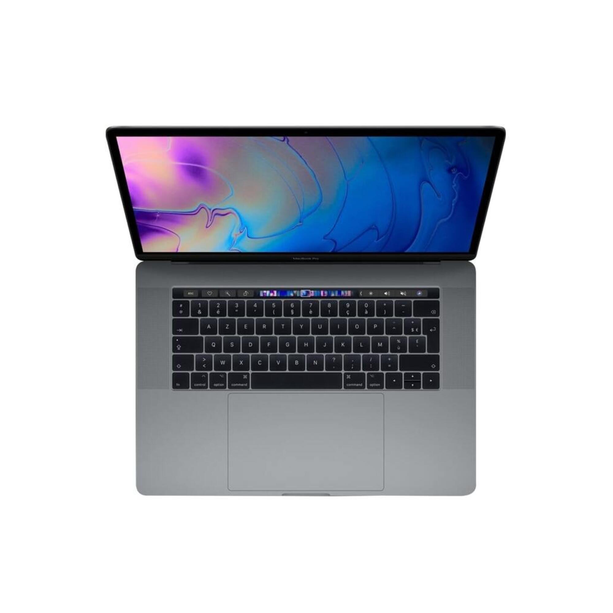 MacBook Pro Core i7 (2018) 15.4', 2.6 GHz 512 Go 16 Go Intel Radeon Pro 560X, Gris sidéral - QWERTY - Espagnol - Très bon état