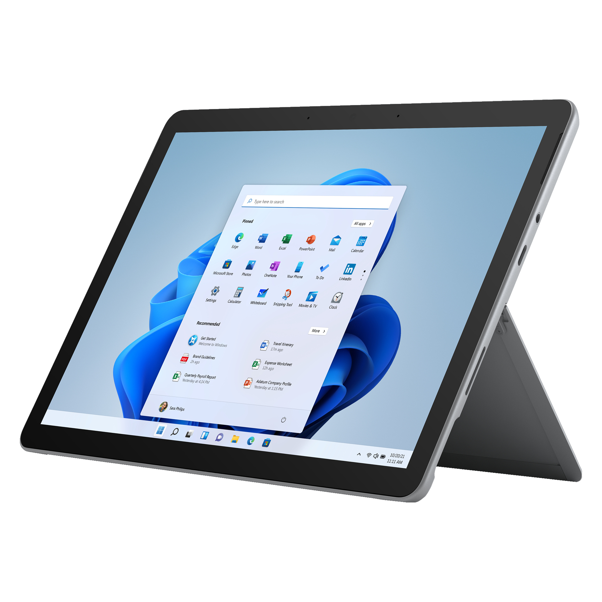 Microsoft Surface Go 3 Intel® Core™ i3 128 Go 26,7 cm (10.5 ) 8 Go Wi-Fi 6 (802.11ax) Windows 11 Home in S mode Platine - Neuf