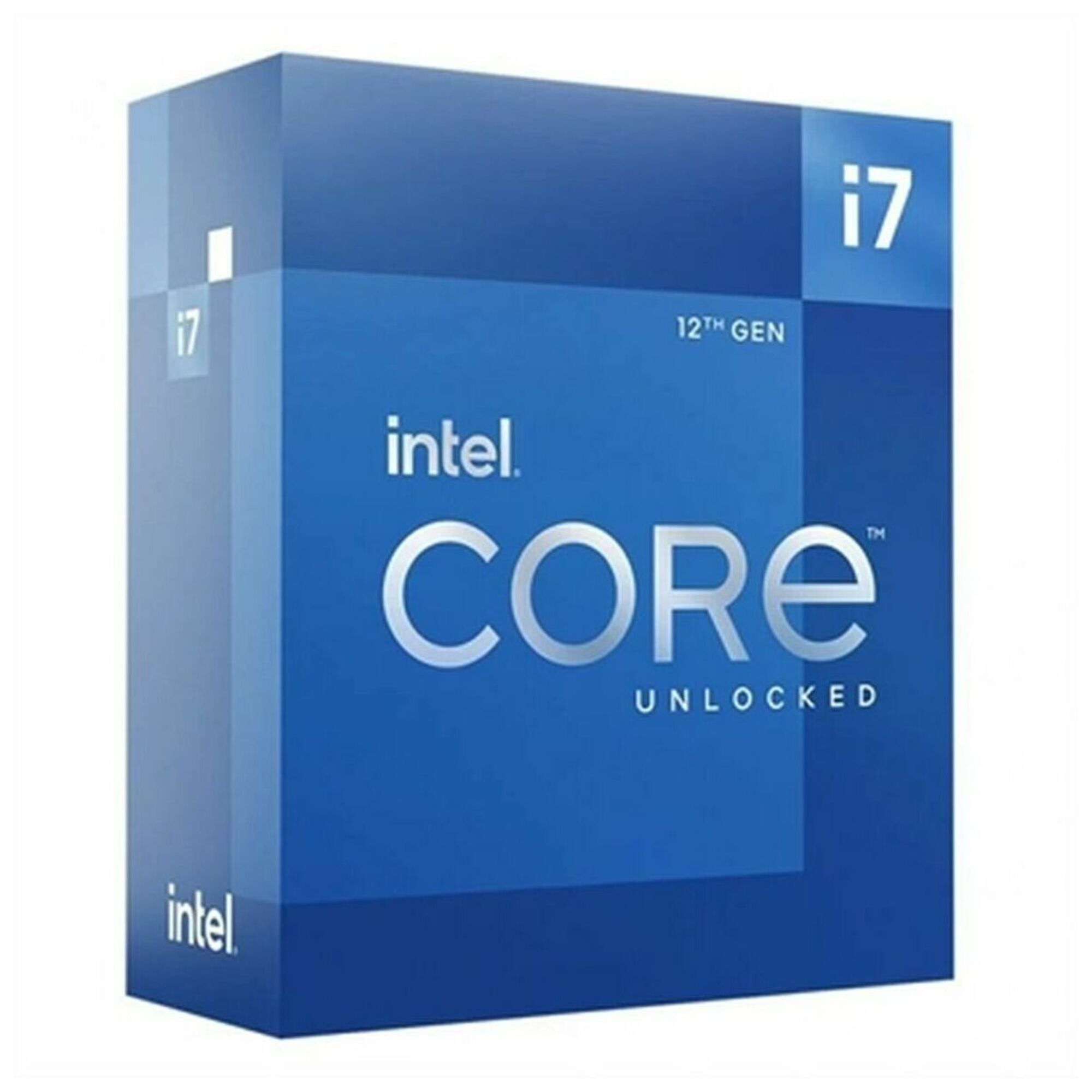 Processeur INTEL Core i7 12 cœurs 8P+4E Socket LGA1700 Chipset Série 600 TDP BX8071512700K - vue 3