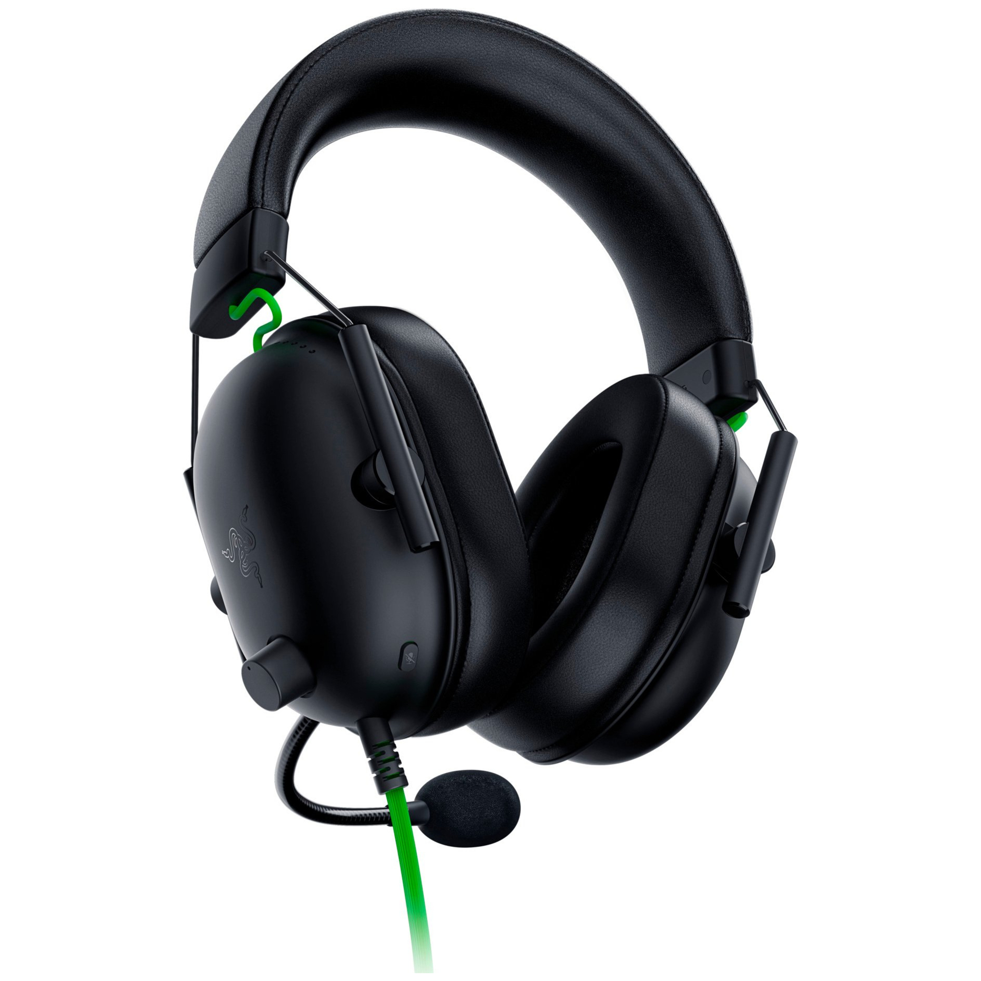 Razer Blackshark V2 X Casque Avec fil Arceau Jouer Noir, Vert - Neuf