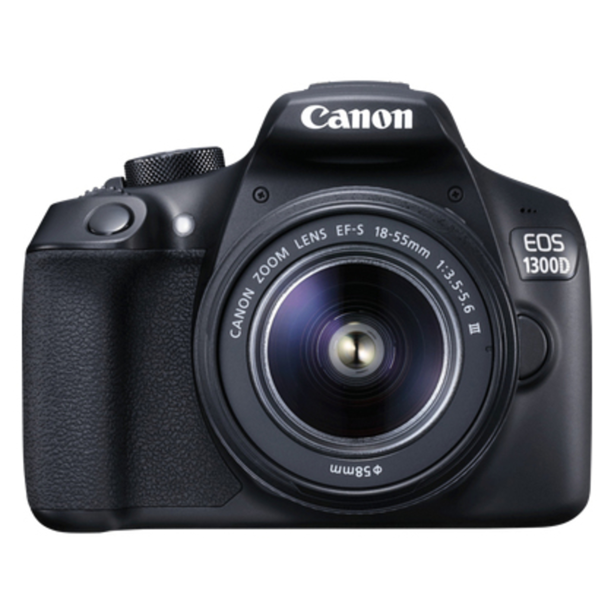 Canon Eos 1300D + Ef-S 18-55 Is II Kit D'Appareil-Photo Slr 18 Mp Cmos 5184 X 3456 Pixels Noir - Très Bon État