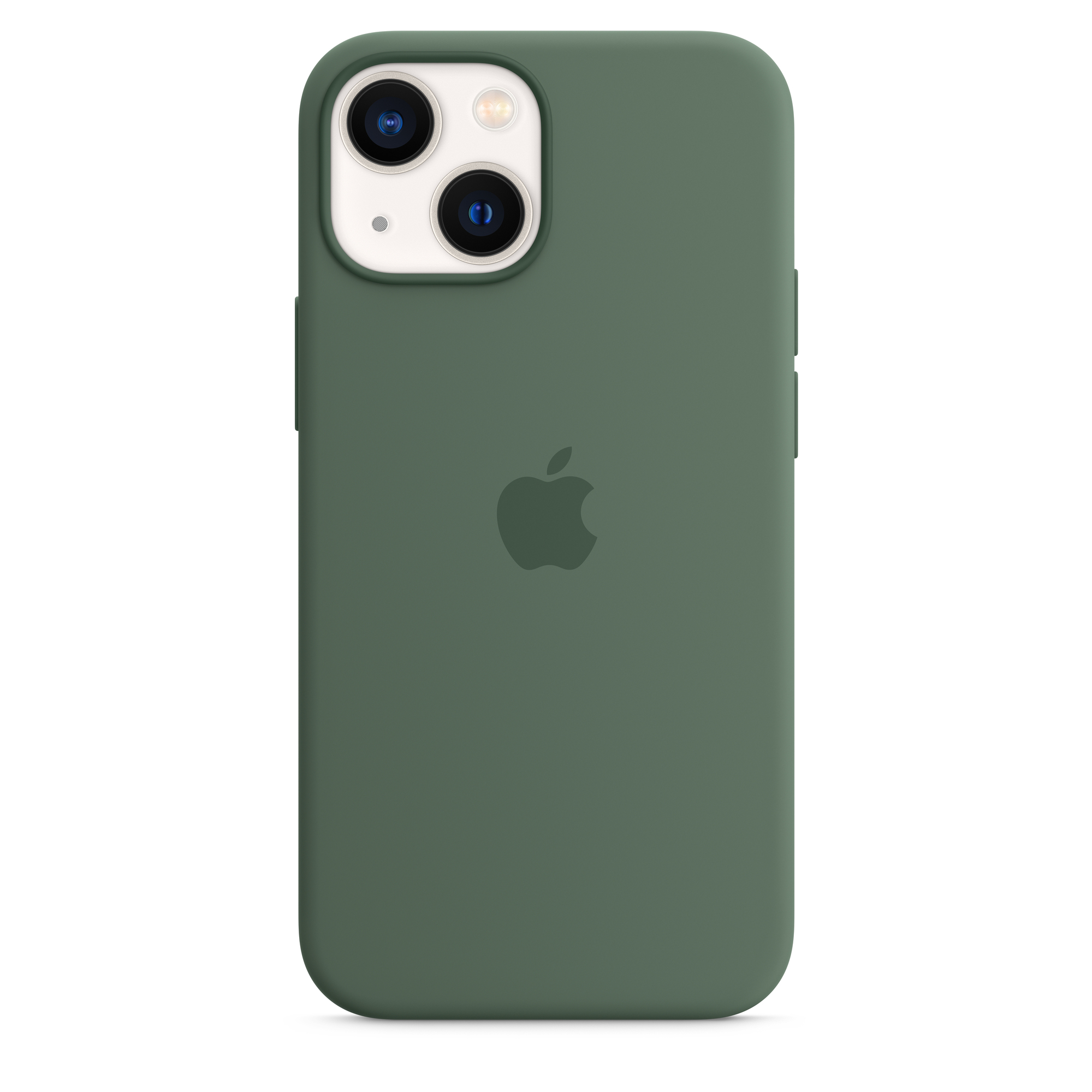 Apple Coque en silicone avec MagSafe pour iPhone 13 mini - Eucalyptus Apple (brand) iPhone 13 mini - Neuf