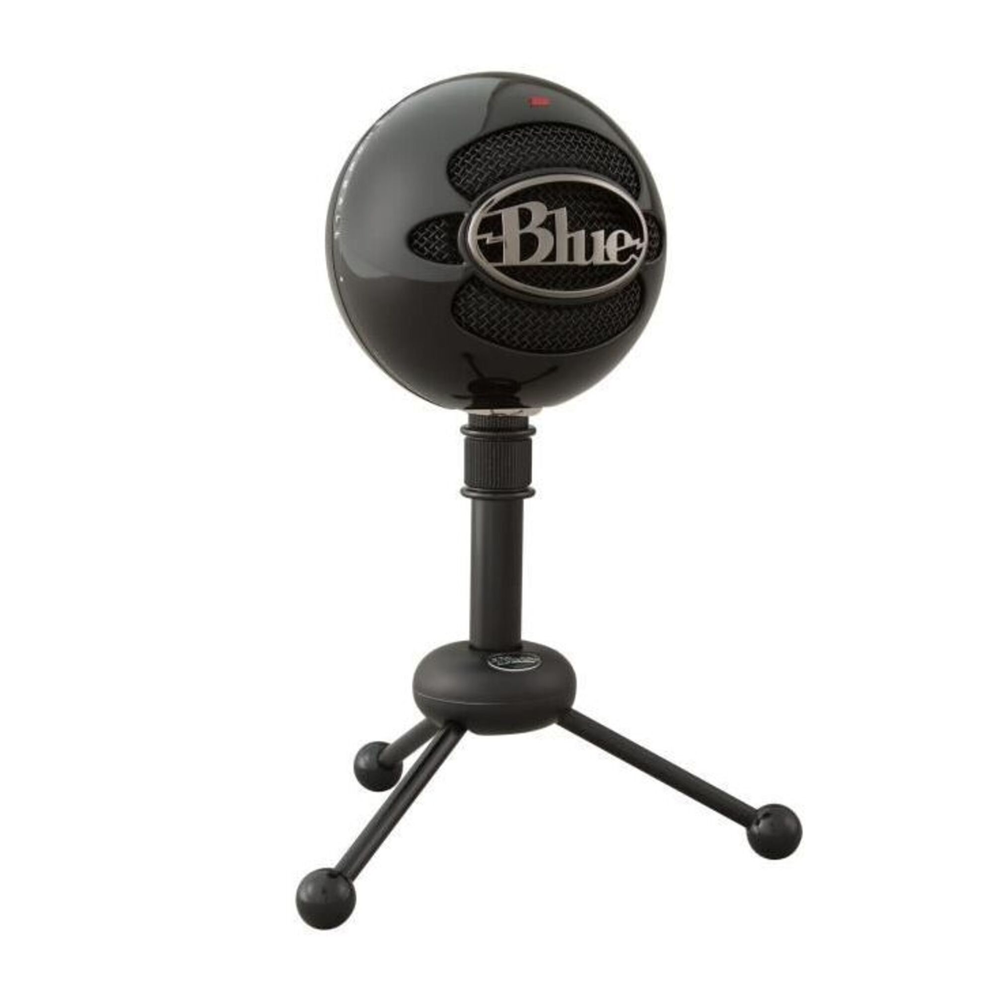 Microphone USB Blue Snowball pour Enregistrement, Streaming, Podcast, Gaming sur PC et Mac - Noir - Neuf