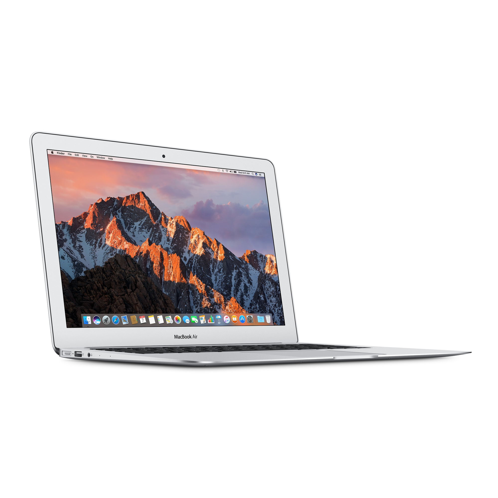 MacBook Air Core i5 (2017) 13.3', 1.8 GHz 128 Go 8 Go Intel HD Graphics 6000, Argent - QWERTY - Portugais - Bon état