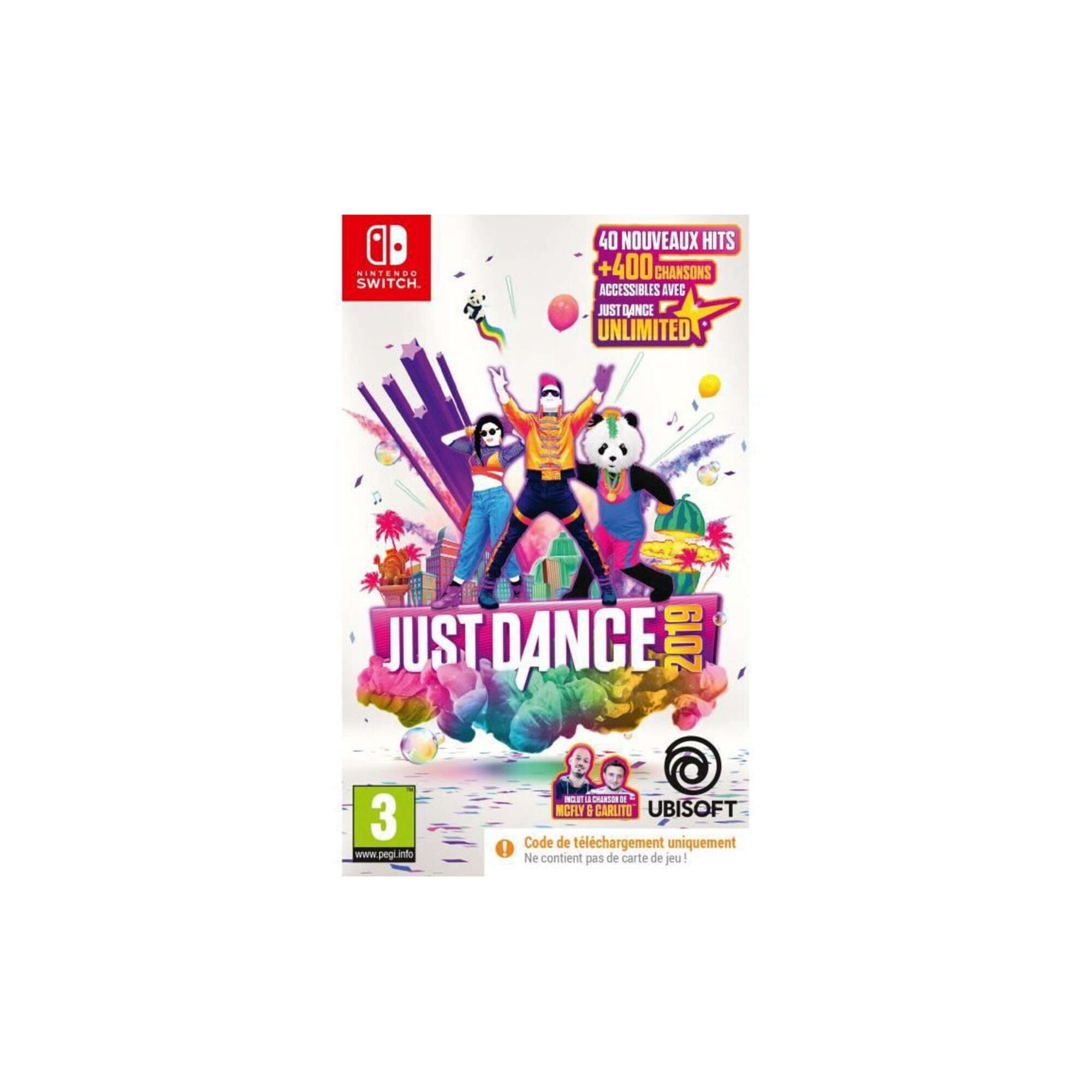 JUST DANCE 2019 Jeu Switch (Code de téléchargement) - Neuf