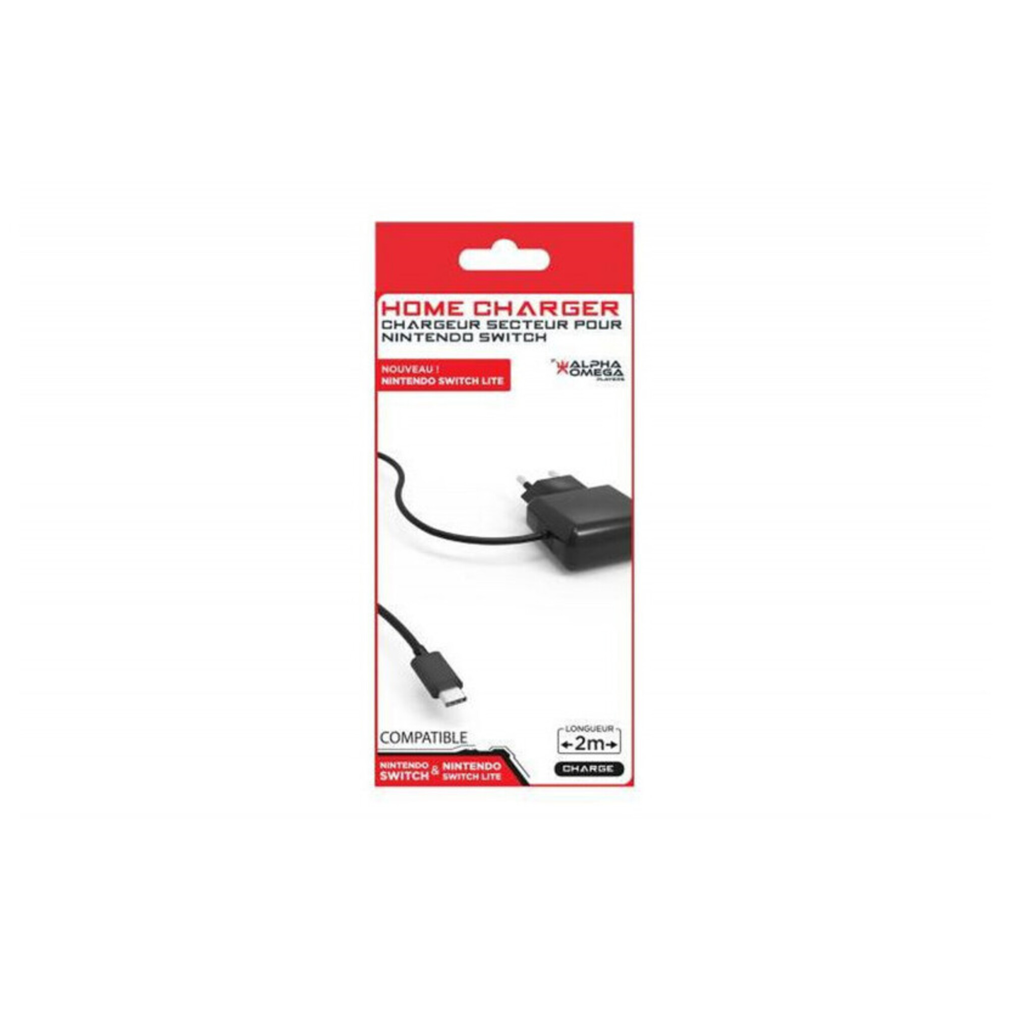 Chargeur secteur Alpha Omega Players pour Nintendo Switch Lite - vue 2