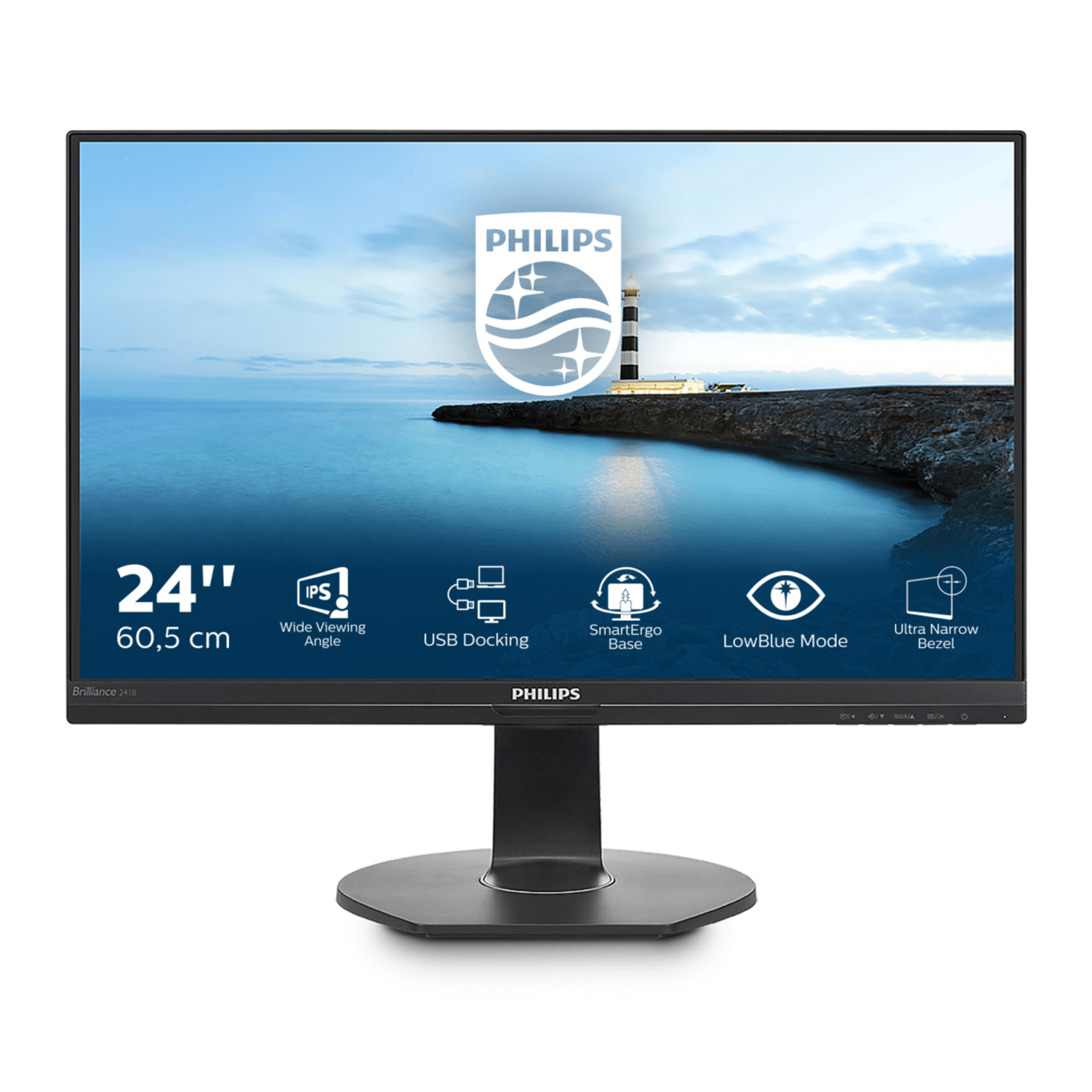 Philips B Line Moniteur LCD avec connecteur USB 241B7QUPEB/00 - Neuf