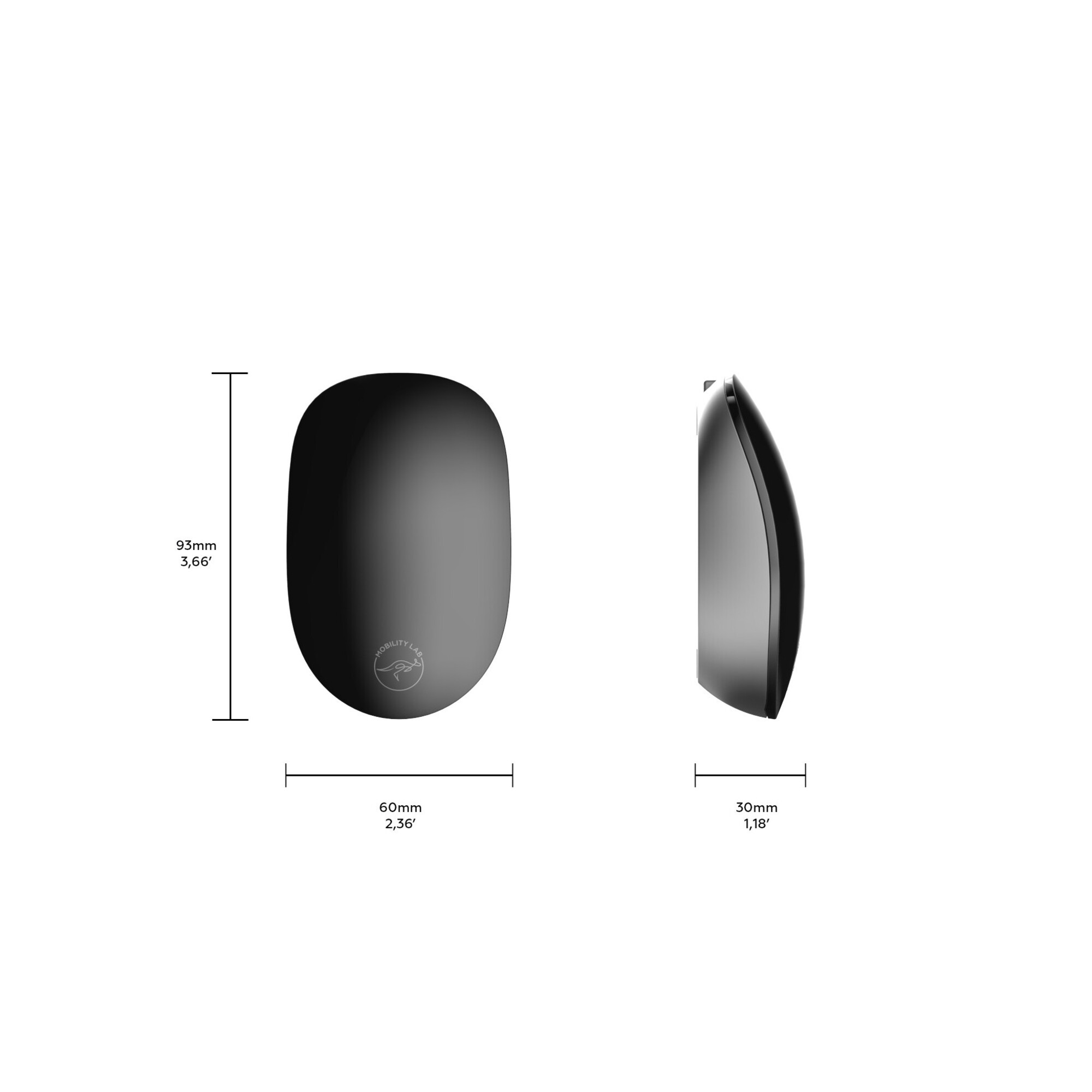 ergonomic sans fil verticale MOBILITY 2.4Ghz - vue 3