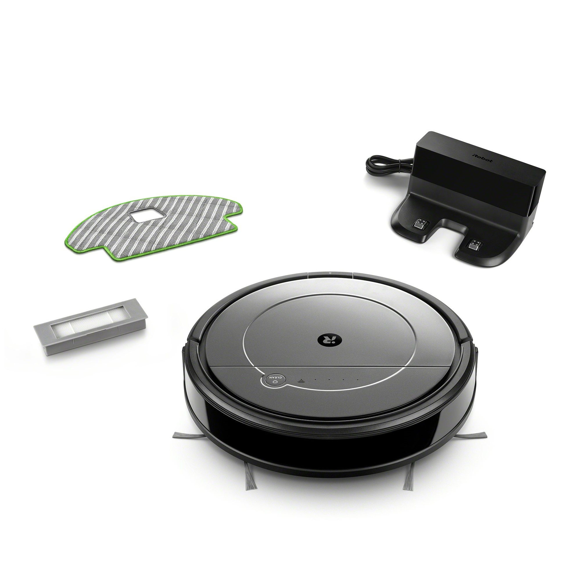Aspirateur Robot Laveur iRobot Roomba Combo – R113840, 2 en 1, 3 Modes - vue 4