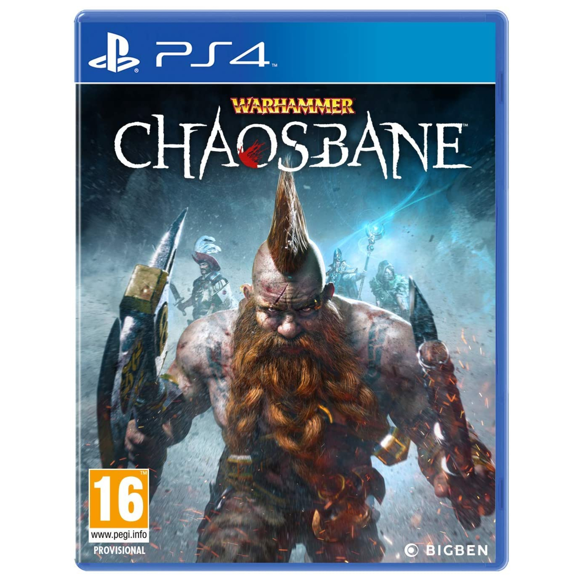 Sony Warhammer: Chaosbane Standard Chinois simplifié Chinois traditionnel Allemand Anglais Espagnol Français Italien Polonais Russe PlayStation 4 Neuf