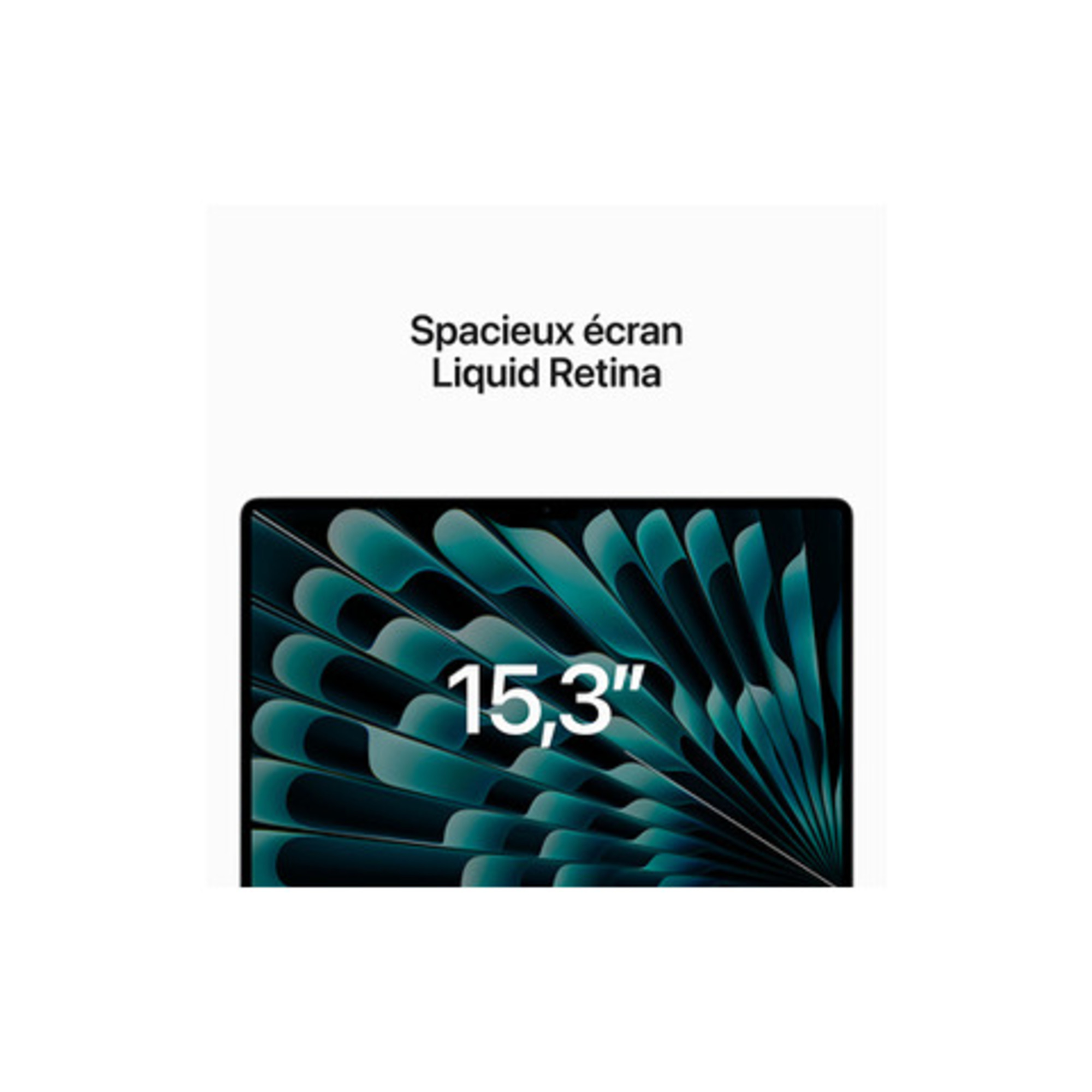 MacBook Air M2 (2023) 15.3', 3.5 GHz 512 Go 8 Go  Apple GPU 10, Argent - AZERTY - Très bon état