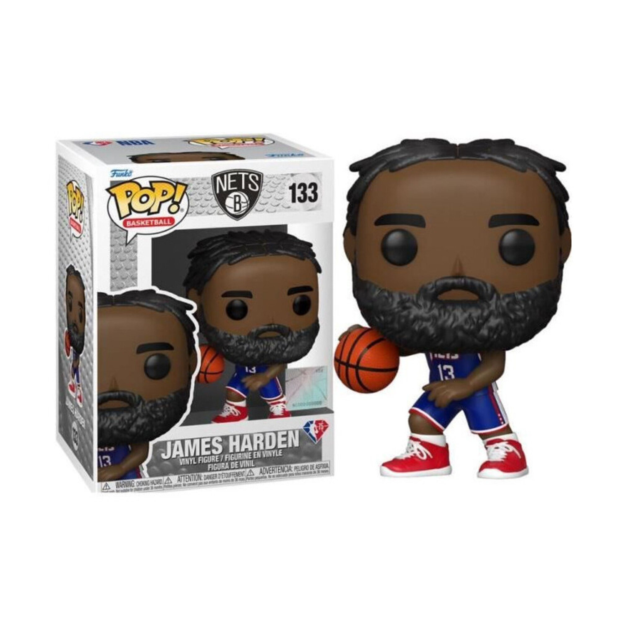 Figurine Funko Pop! NBA:Nets-JamesHarden(CE'21) - Neuf