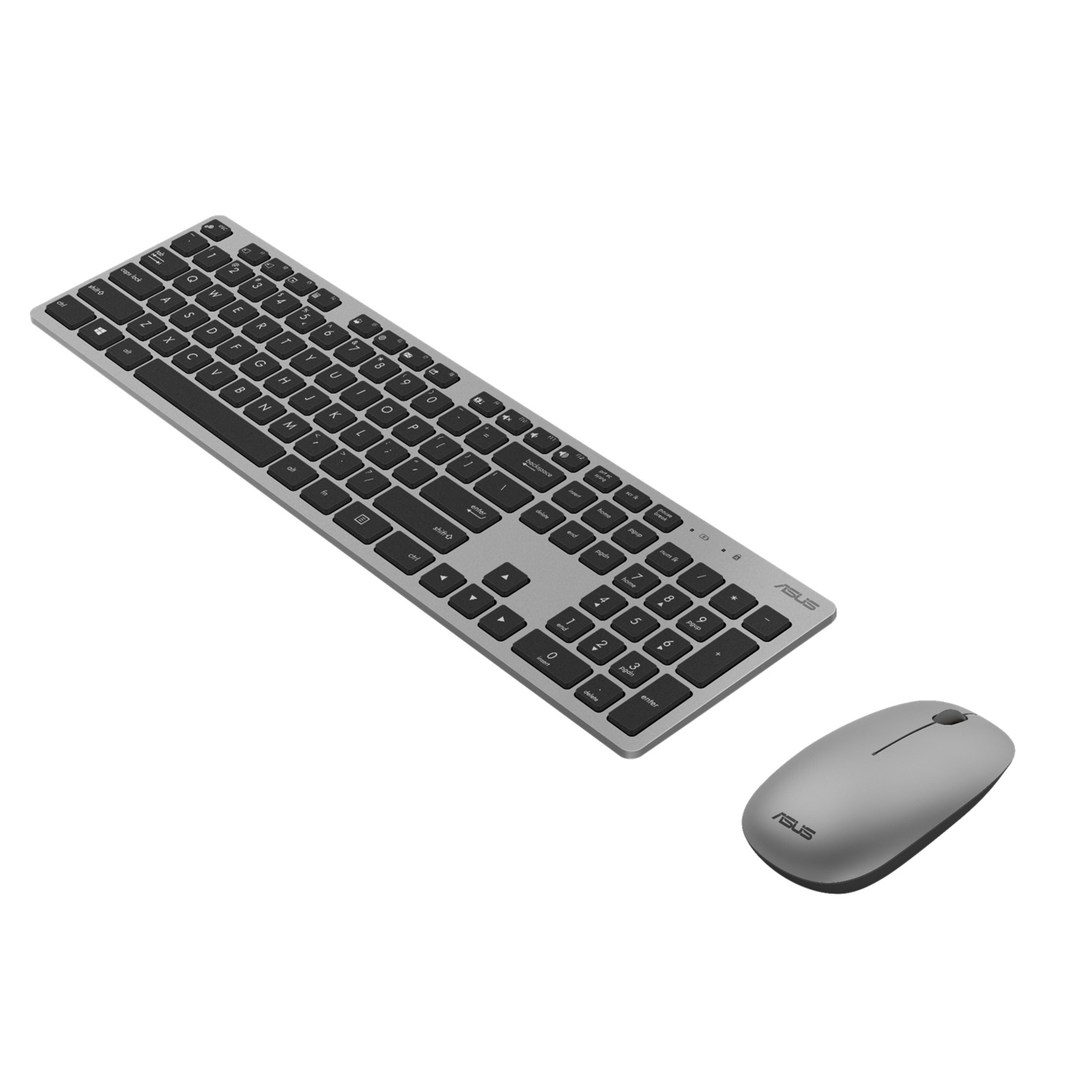 ASUS W5000 clavier Souris incluse Bureau RF sans fil AZERTY Français Noir, Gris - Neuf