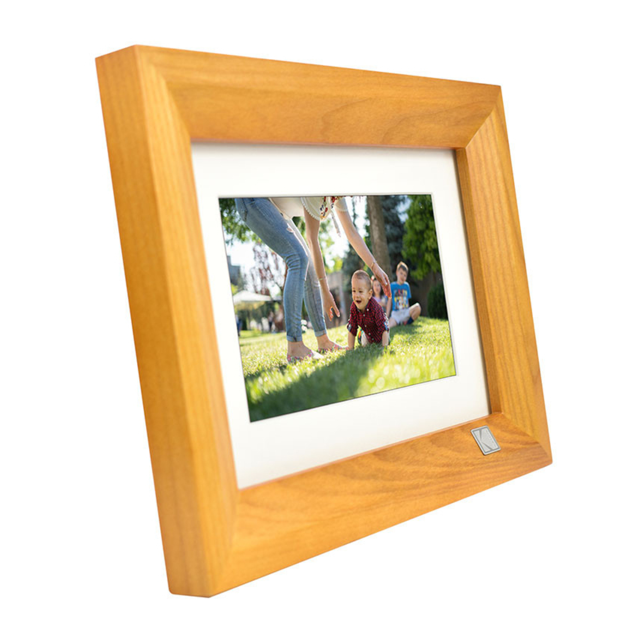Cadre photo numérique 10' cadre bois - vue 4