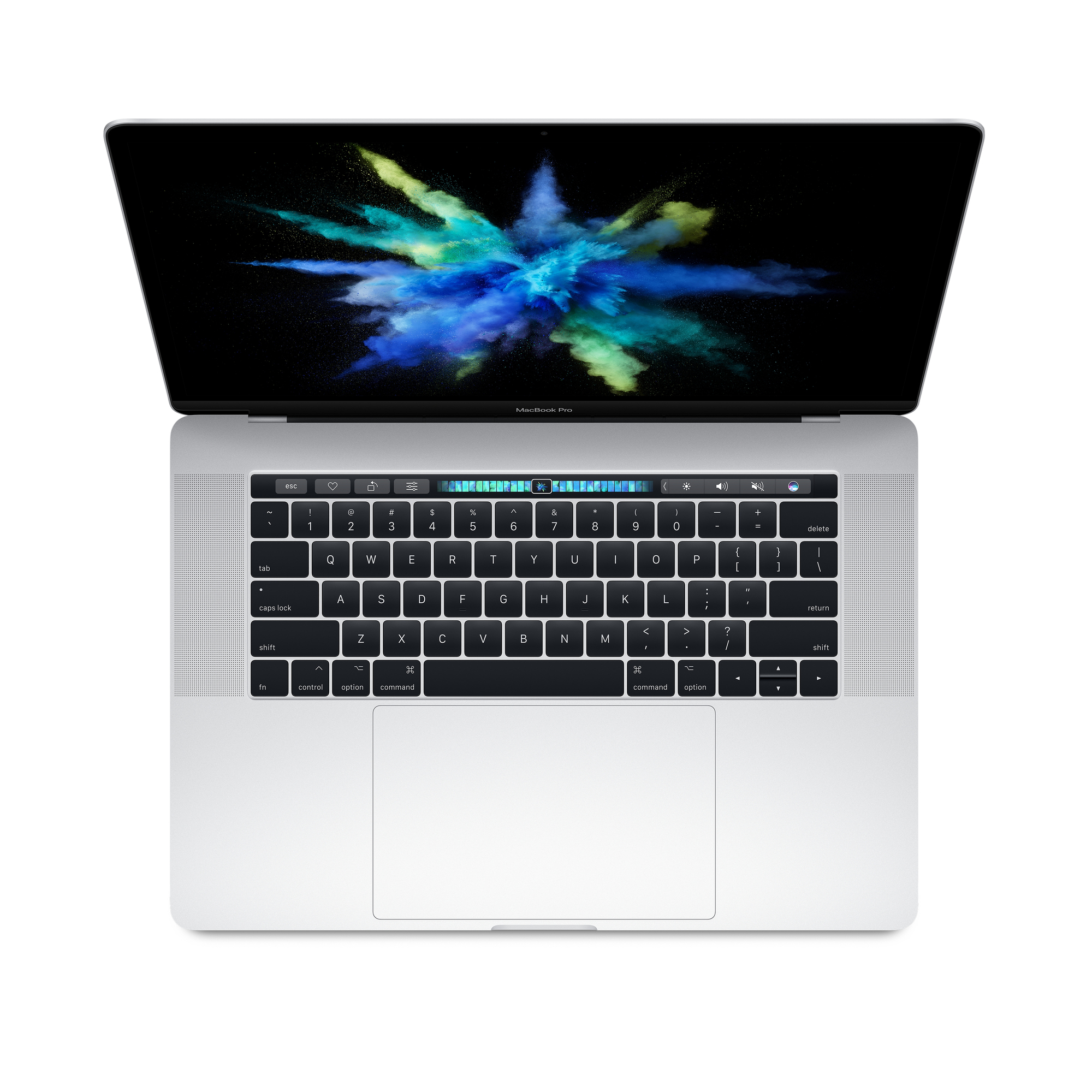 MacBook Pro Core i7 (2017) 15.4', 3.1 GHz 512 Go 16 Go AMD Radeon Pro 560, Argent - QWERTY Italien - Bon état