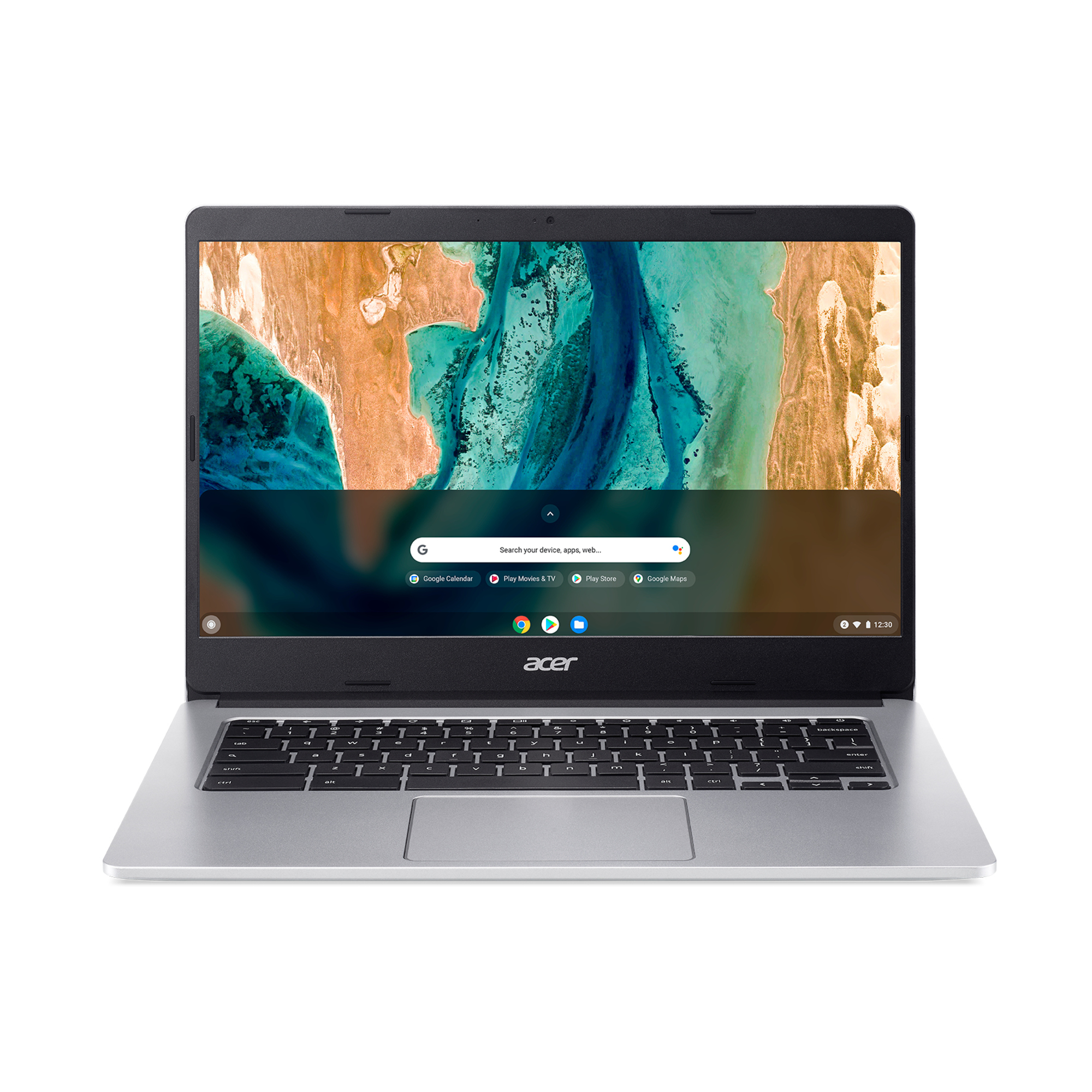Acer Chromebook Cb314-2H-K8B2 Mediatek Mt8183 35,6 Cm (14 ) Full Hd 4 Go Lpddr4X-Sdram 128Go Flash Wi-Fi 5 (802.11Ac) Chromeos Argent - Excellent État