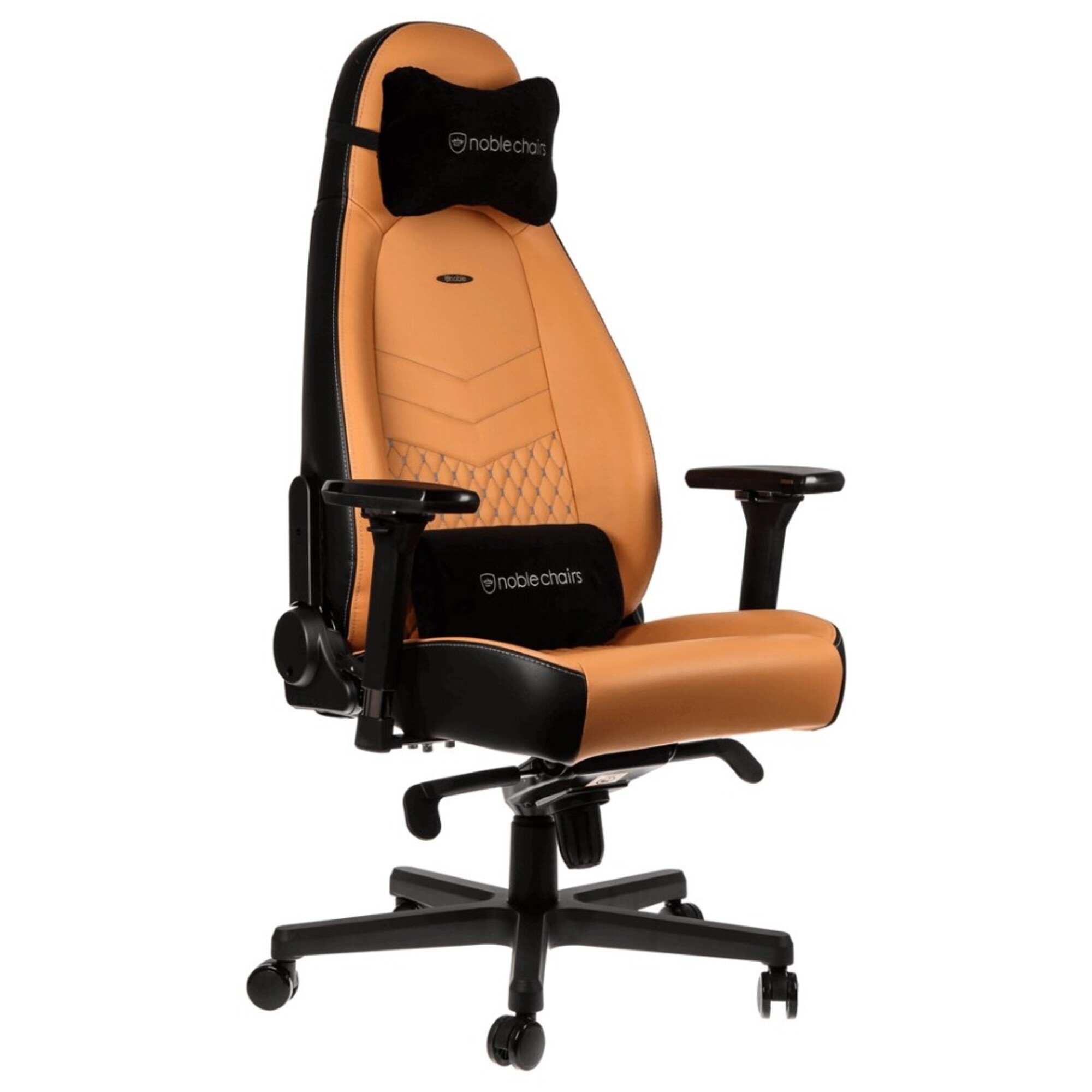 noblechairs ICON Chaise en cuir véritable Cognac / Neuf