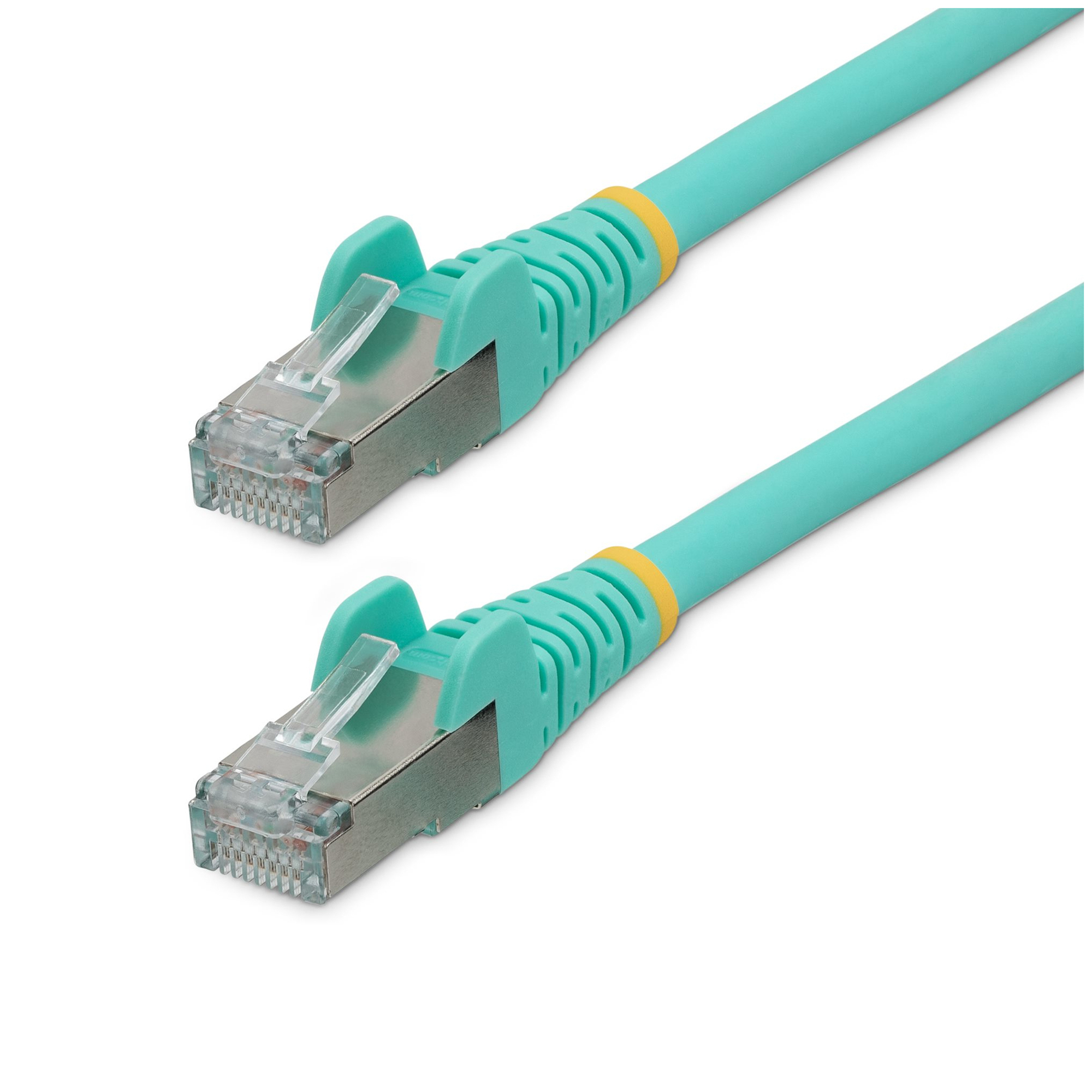 StarTech.com Câble Ethernet CAT6a 7m Low Smoke Zero Halogen LSZH 10 Gigabit 500MHz PoE RJ45 /FTP Cordon de Raccordement Réseau Snagless avec Décharge de Tension Neuf