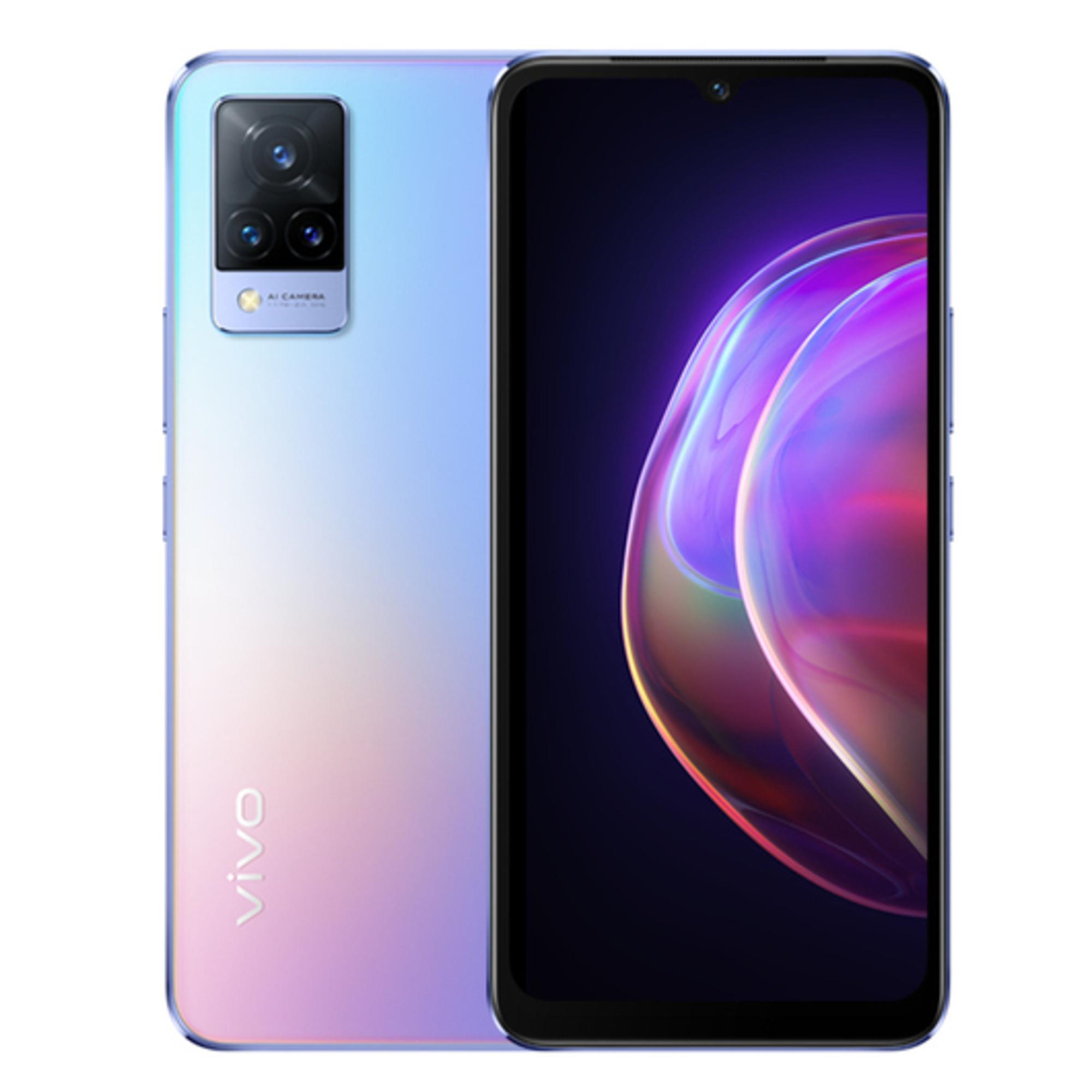 Vivo V21 5G 128 Go, Violet, Débloqué - Bon État