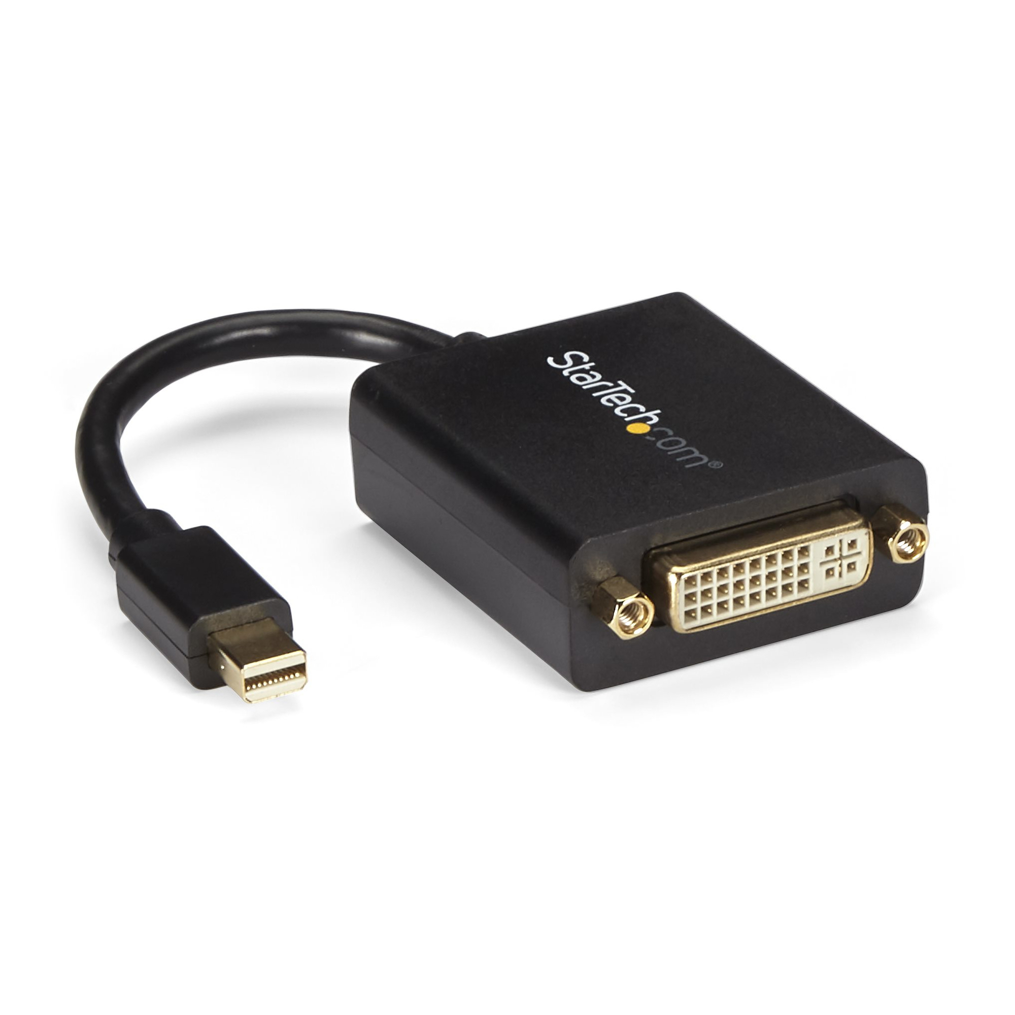 StarTech.com Adaptateur Mini DisplayPort vers DVI - Convertisseur Mini DP à DVI-D - Vidéo 1080p - Certifié VESA - mDP ou TB 1/2 Mac/PC vers moniteur DVI - Câble mDP 1.2 vers DVI Single-Link - Neuf