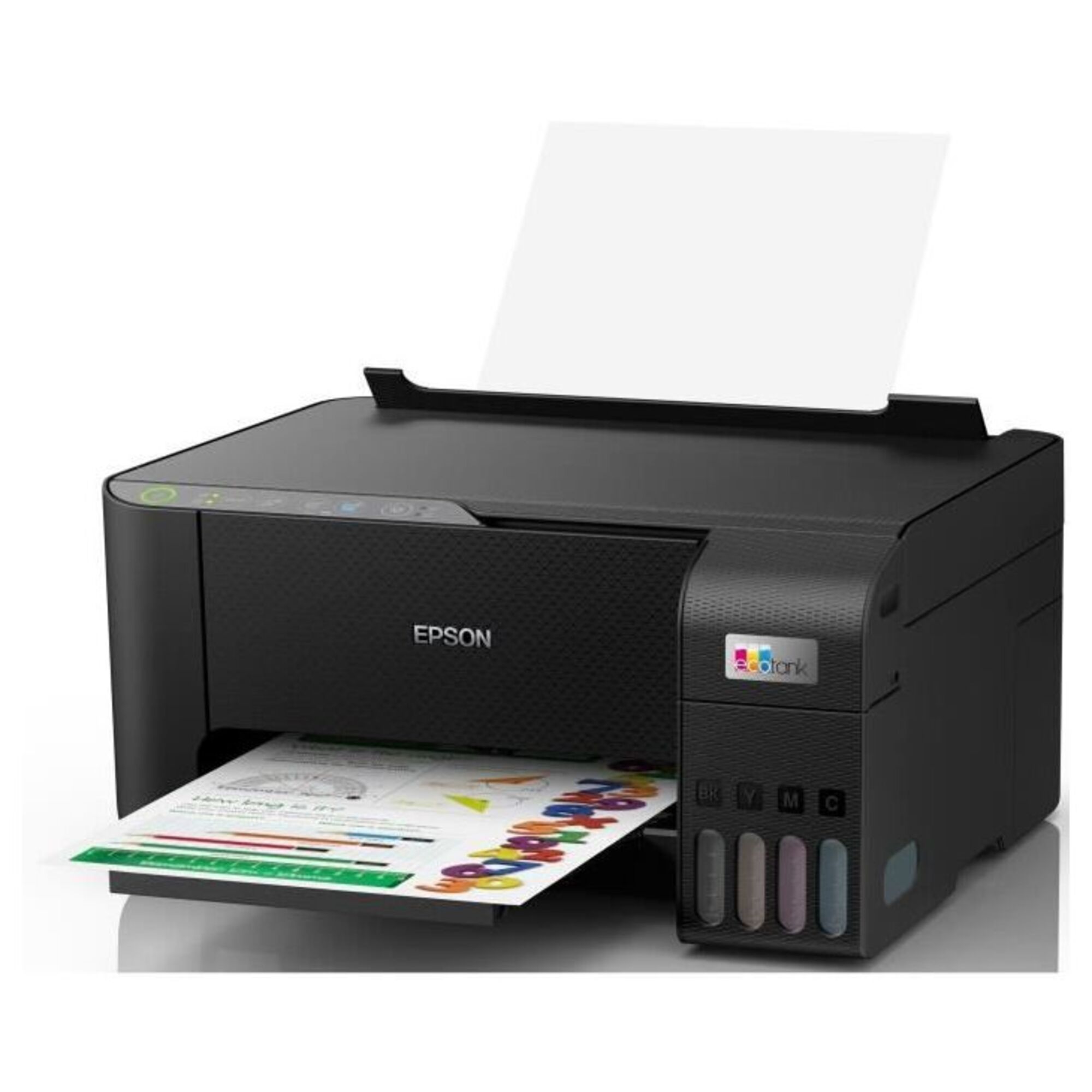 Imprimante Multifonction 3-en-1 - EPSON - Ecotank ET-2812 - Jet d'encre - A4 - Couleur - Wi-Fi - C11CJ67415 - Neuf