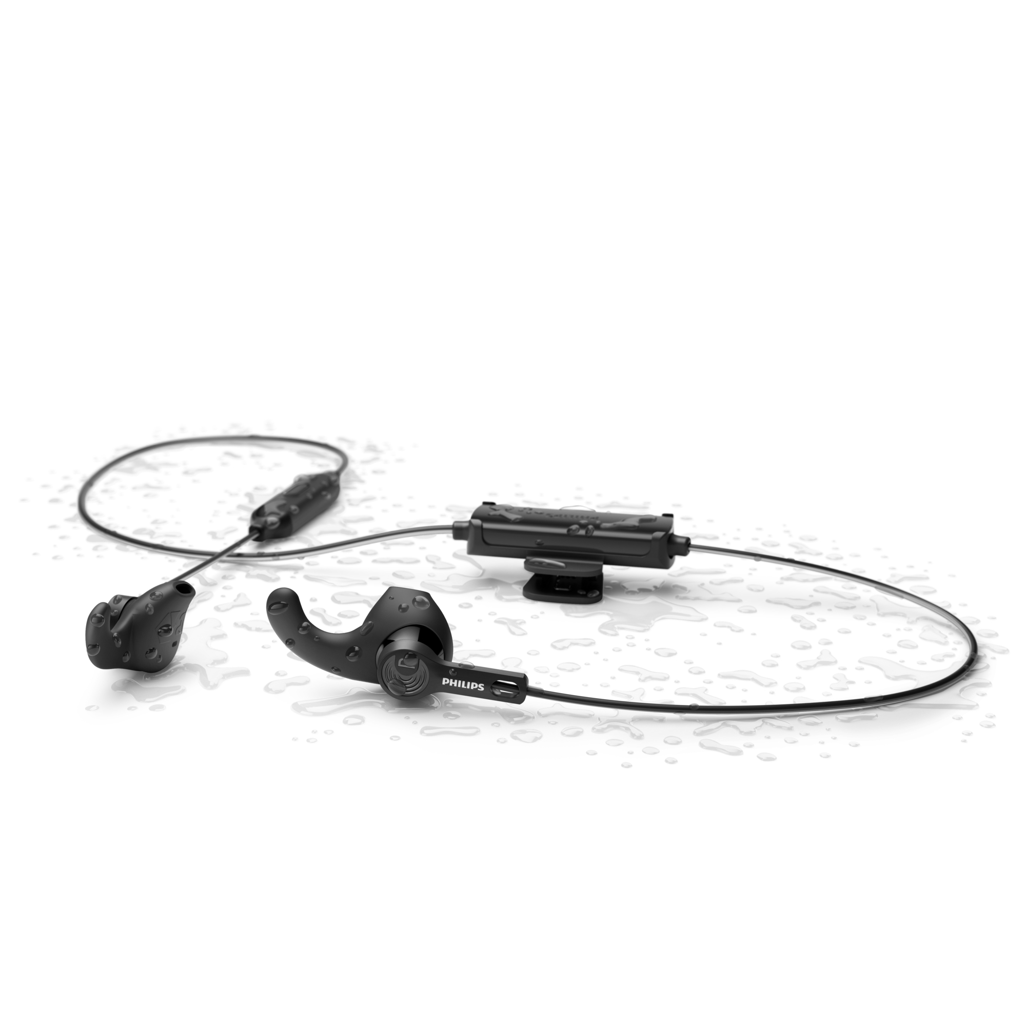 PHILIPS Ecouteurs sport sans fil  S&eacute;rie Go TAA3206BK Noir 