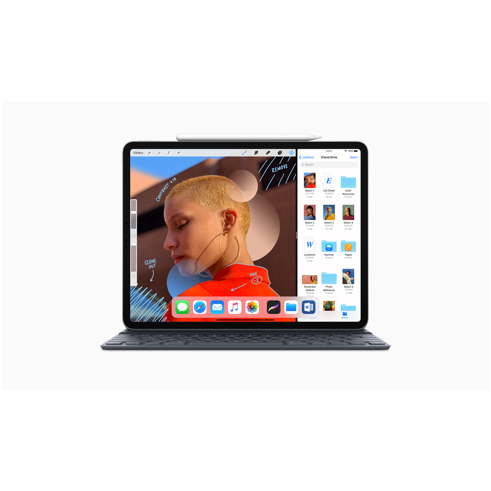 Apple iPad Pro 64 Go 32,8 cm (12.9 ) Wi-Fi 5 (802.11ac) iOS 12 Argent - Très bon état