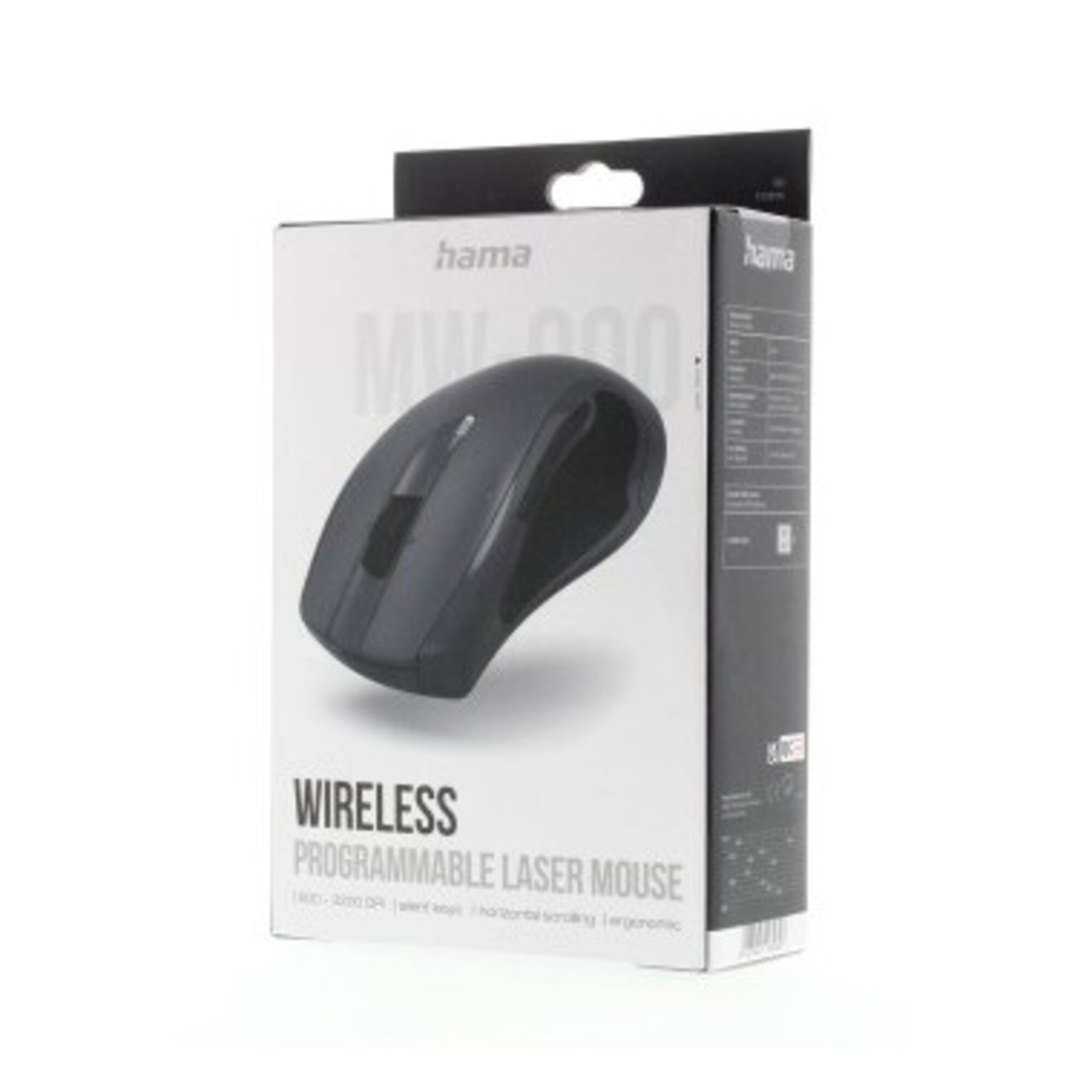 Hama MW-900 V2 souris Bureau Droitier RF sans fil Laser 3200 DPI - Neuf