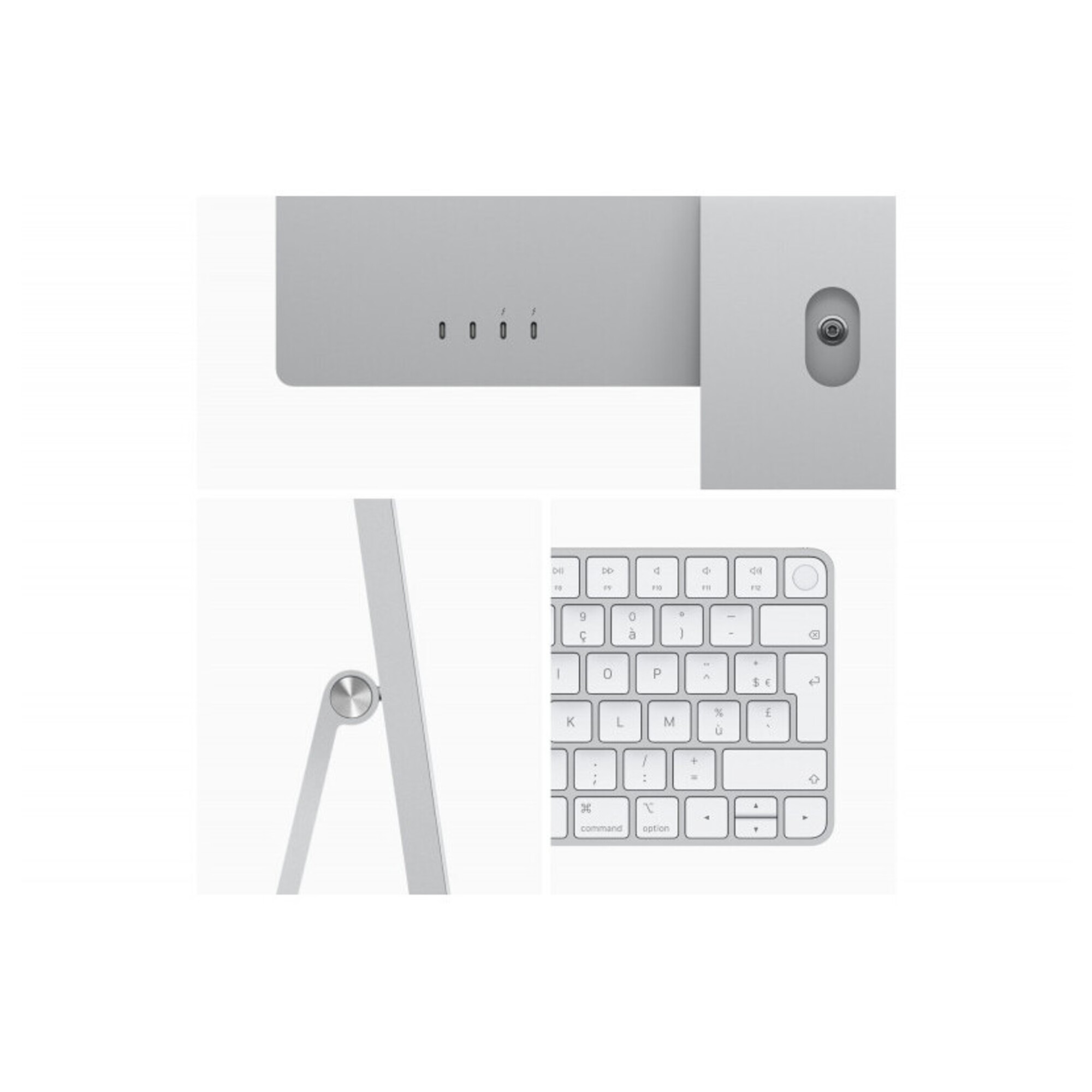 iMac 24  - Puce Apple M1 - RAM 8Go - Stockage 1To - GPU 8 coeurs - Argent - Excellent état