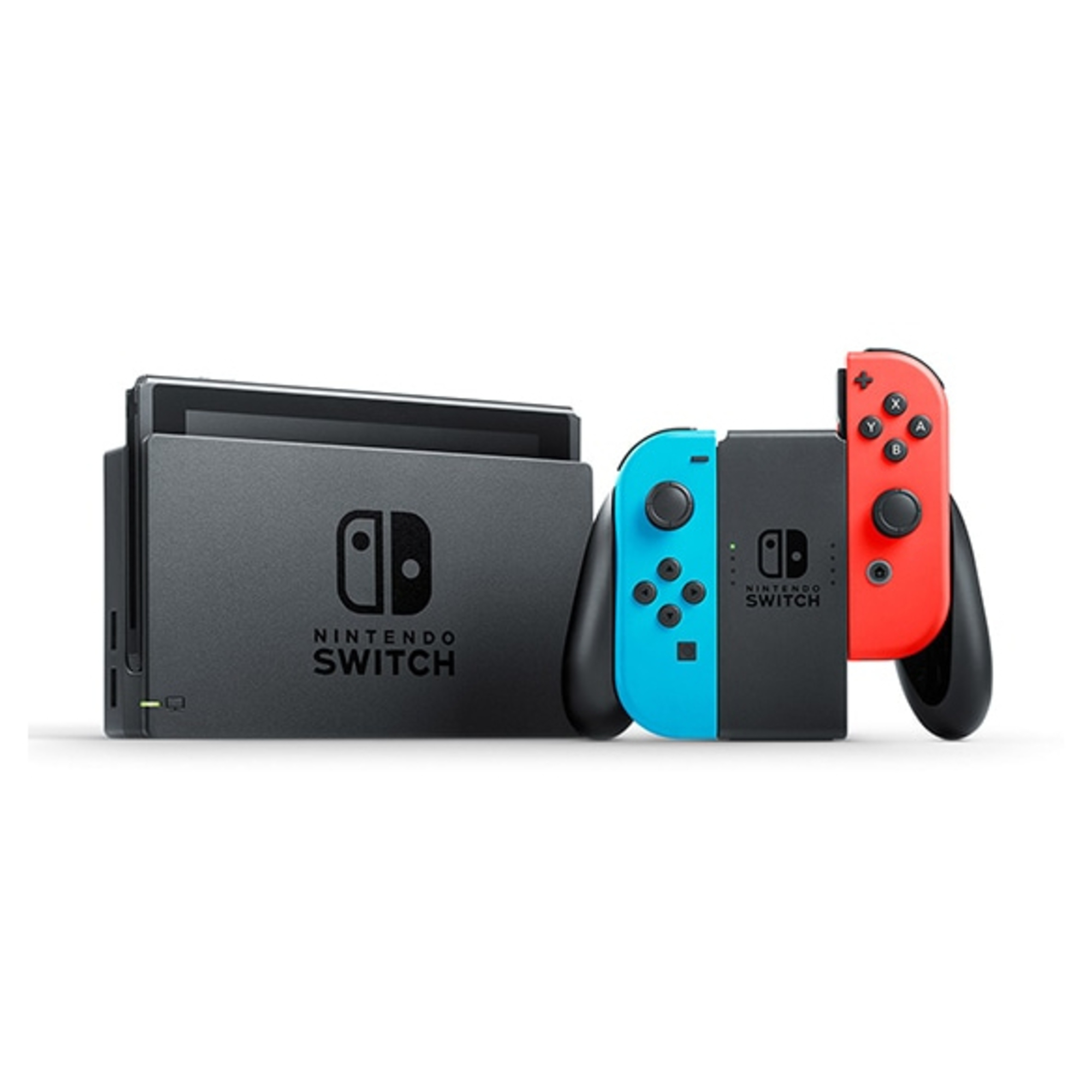 Switch & Super Smash Bros Ultimate - Console de jeux portables 15,8 cm (6.2 ) 32 Go Écran tactile Wifi, Bleu, Gris, Rouge - Bon état