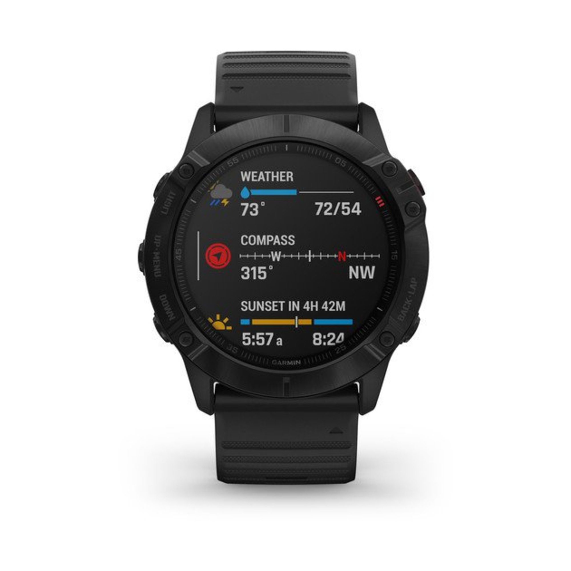 fenix 6X PRO Gray avec bracelet - vue 3