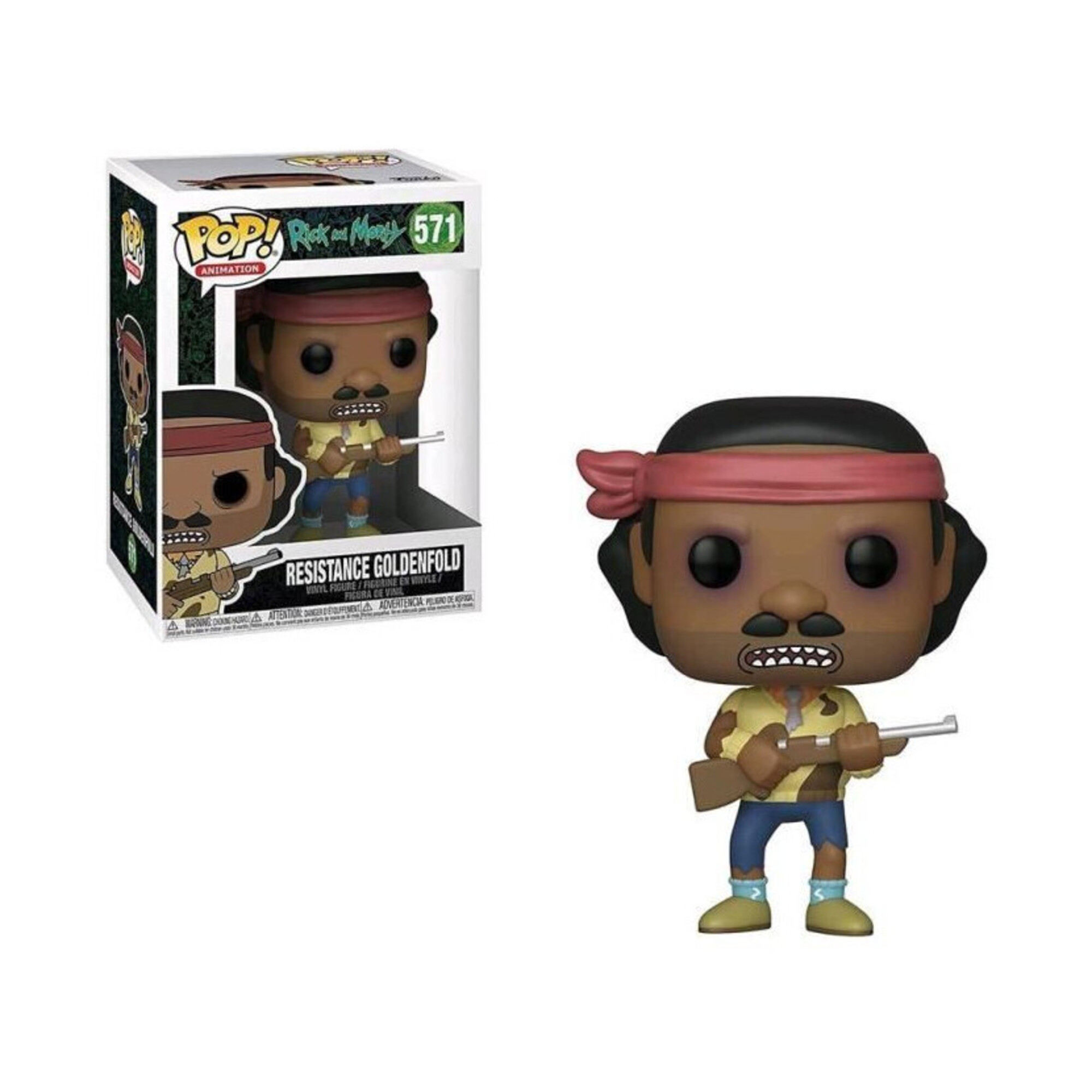 Figurine Funko Pop! Rick & Morty S6 Resistance Goldenfold - vue 5