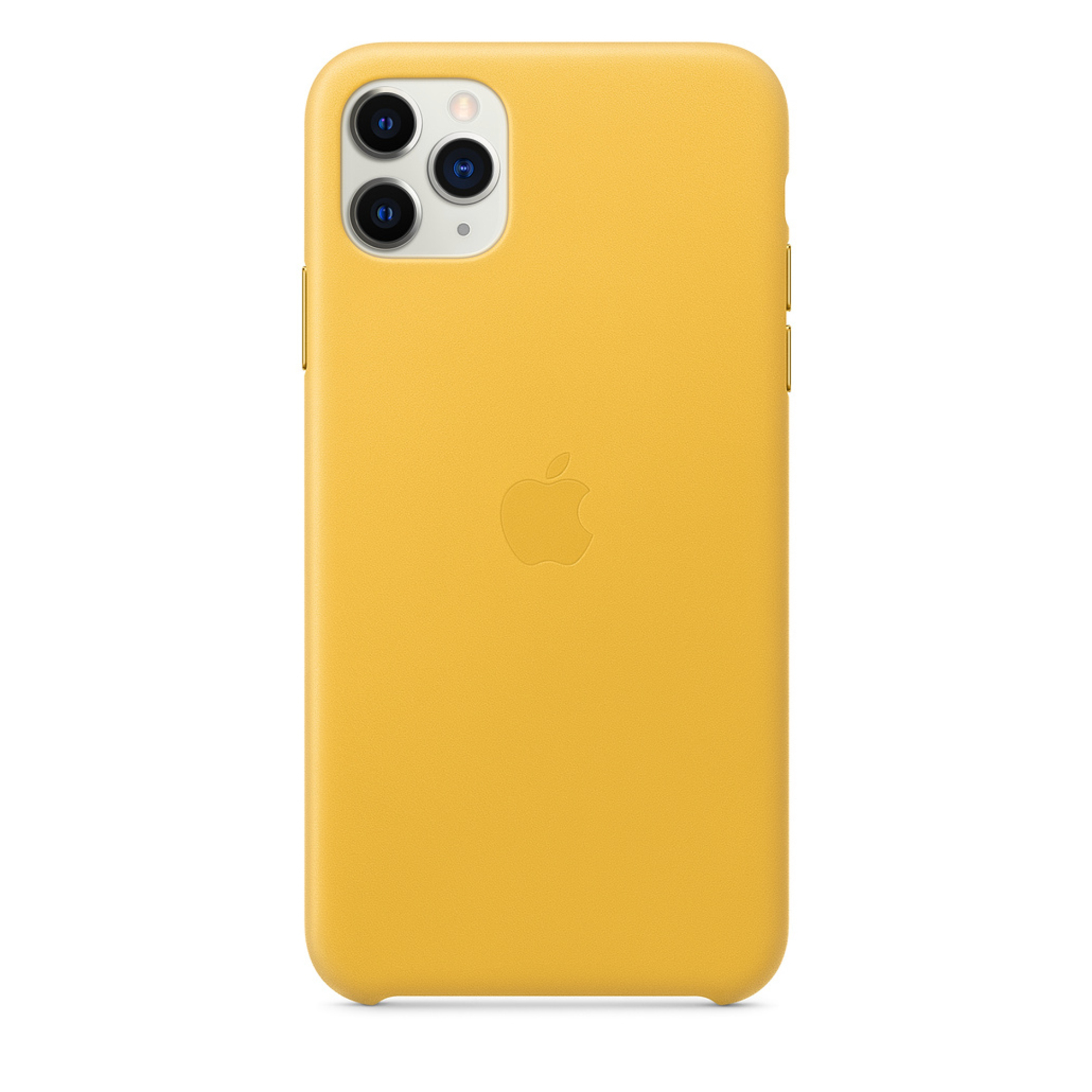 Apple Coque en cuir pour iPhone 11 Pro Max Meyer Lemon - vue 2
